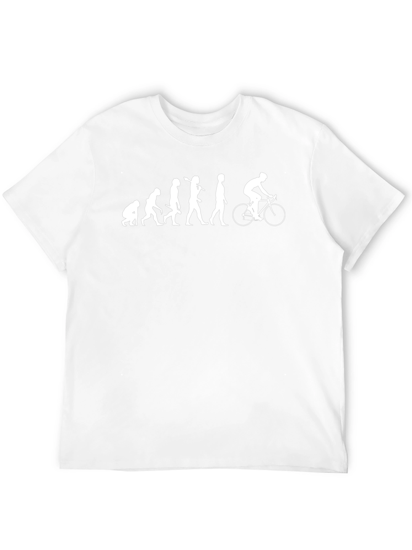 Evolution of Cyclist Black T-Shirt