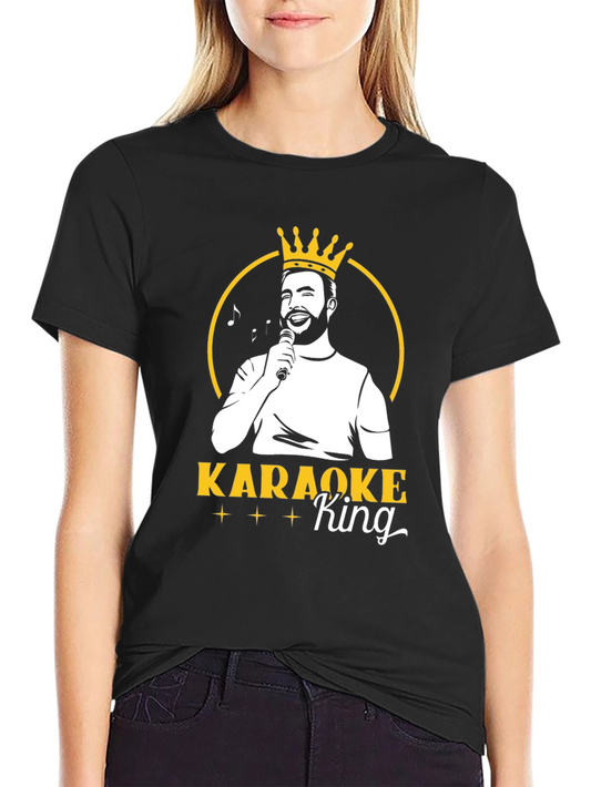 Karaoke King Graphic T-Shirt - Musician Tee