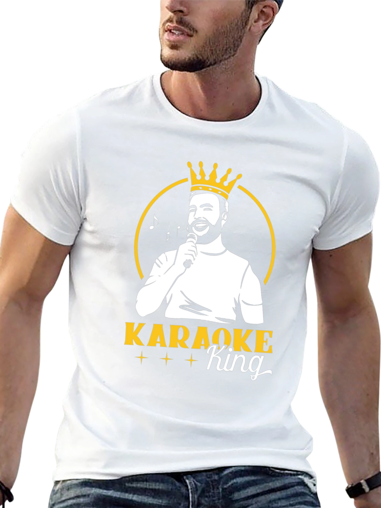 Karaoke King Graphic T-Shirt - Musician Tee