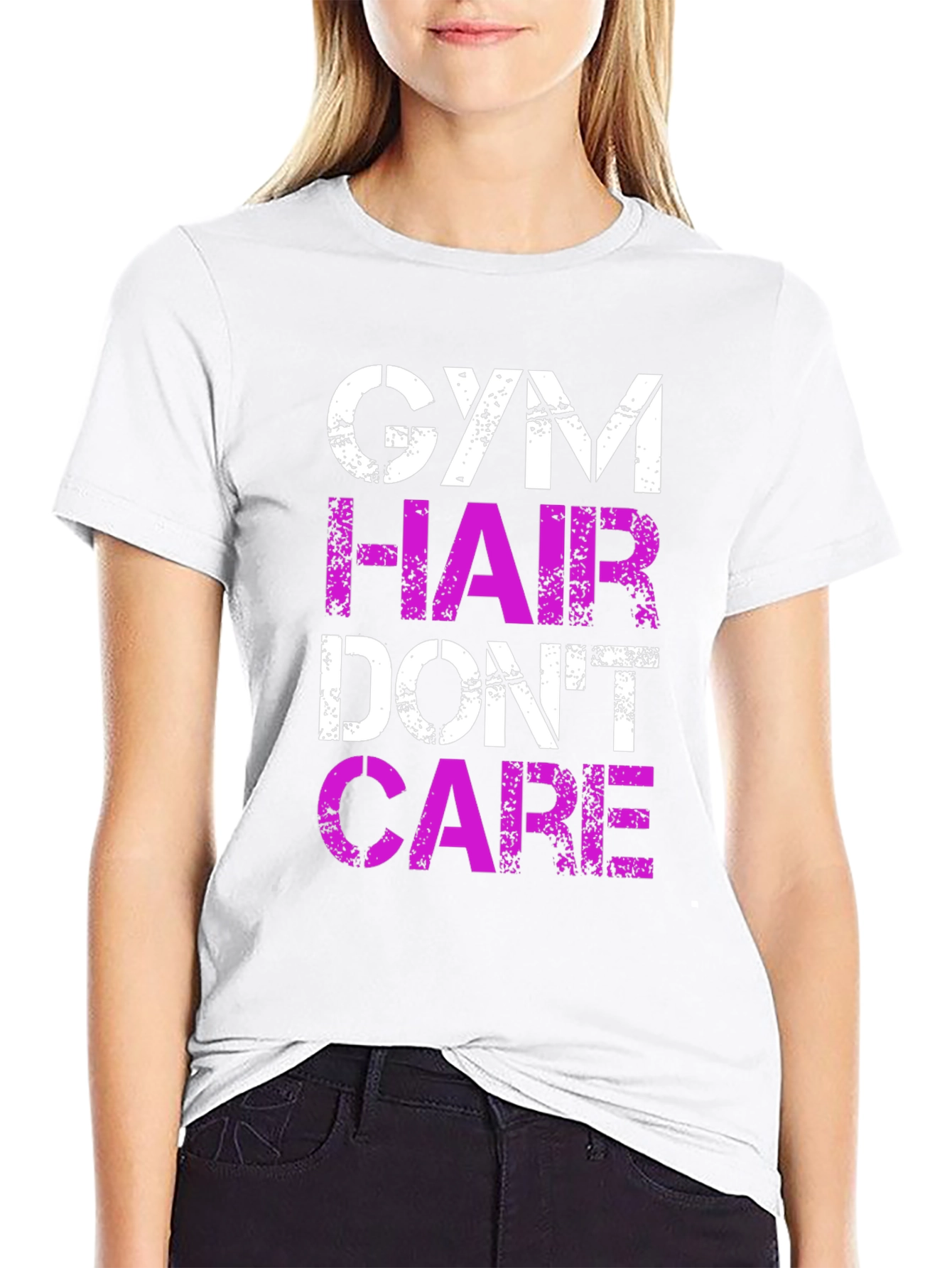 Gym Hair Dont Care Graphic Tee