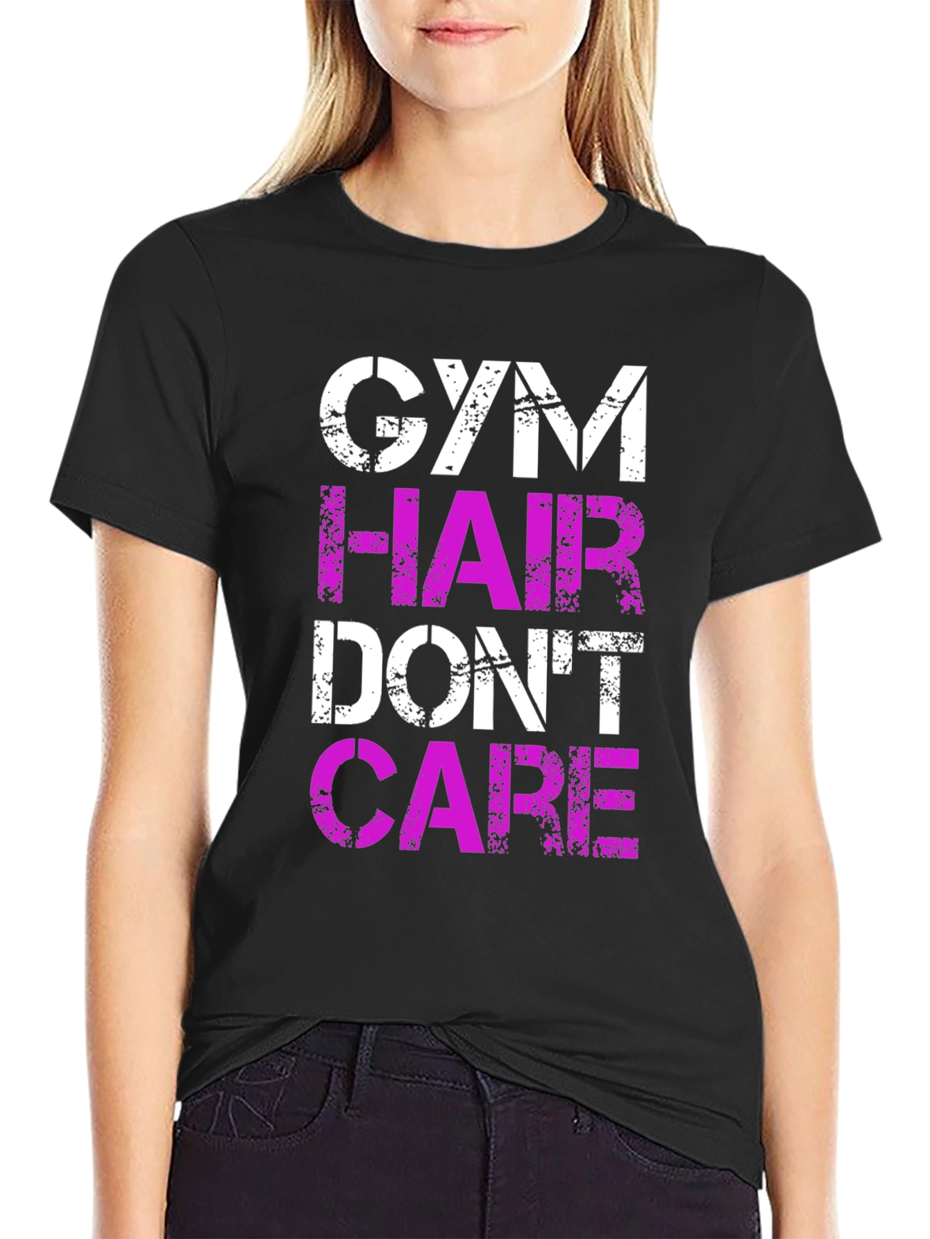 Gym Hair Dont Care Graphic Tee