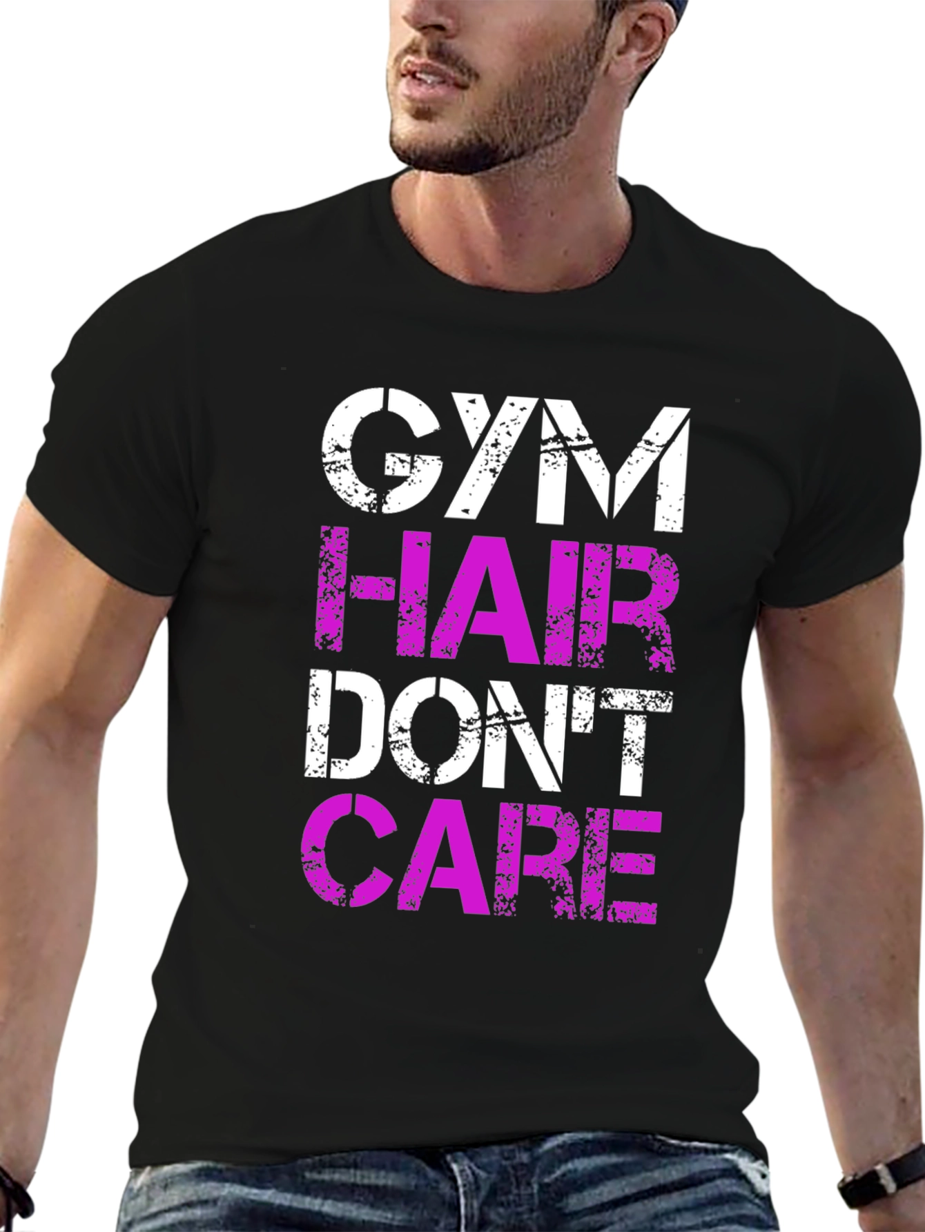 Gym Hair Dont Care Graphic Tee