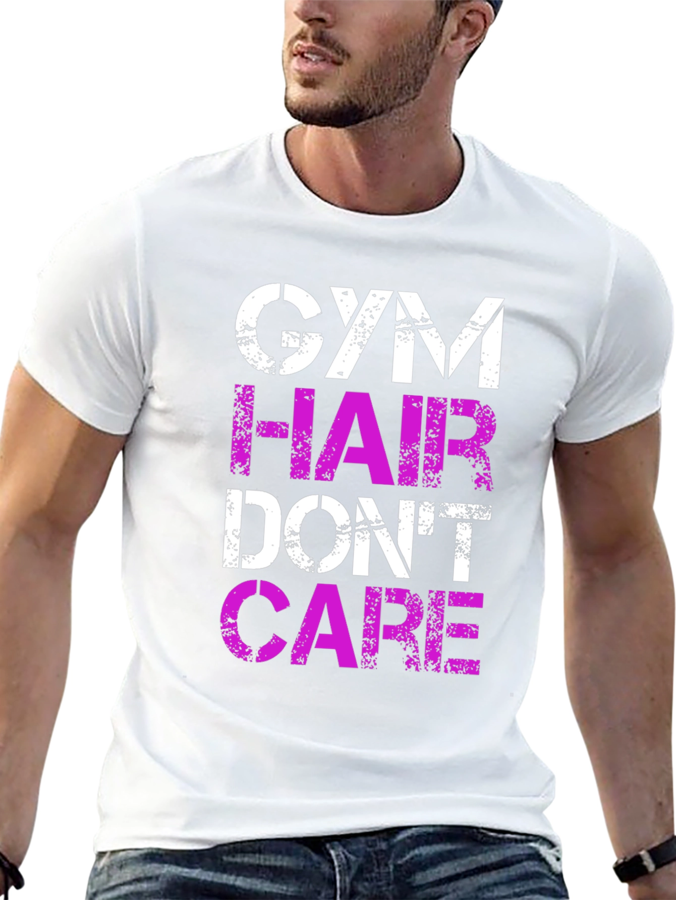 Gym Hair Dont Care Graphic Tee