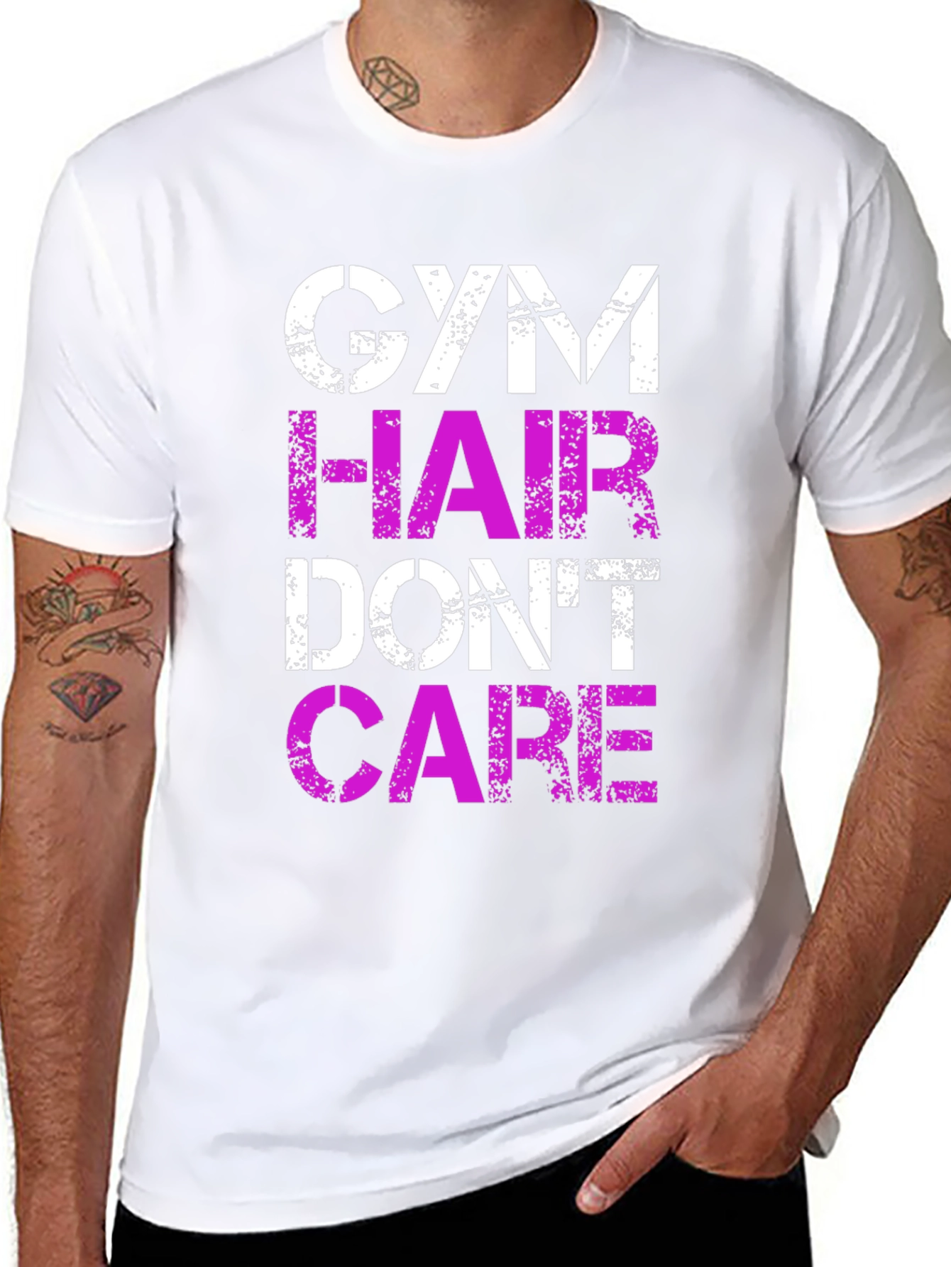 Gym Hair Dont Care Graphic Tee