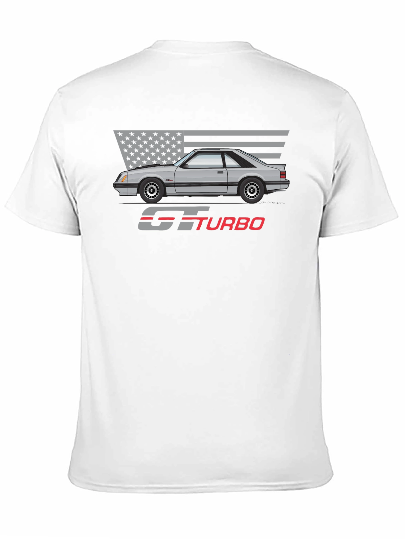 GT Turbo Mustang T-Shirt - Automotive Enthusiast Tee