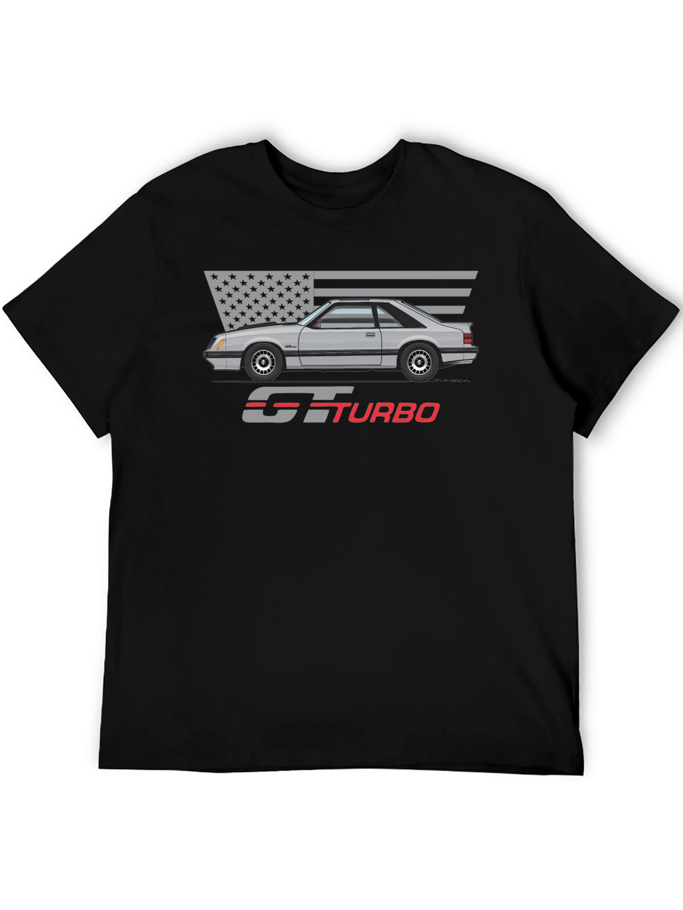 GT Turbo Mustang T-Shirt - Automotive Enthusiast Tee