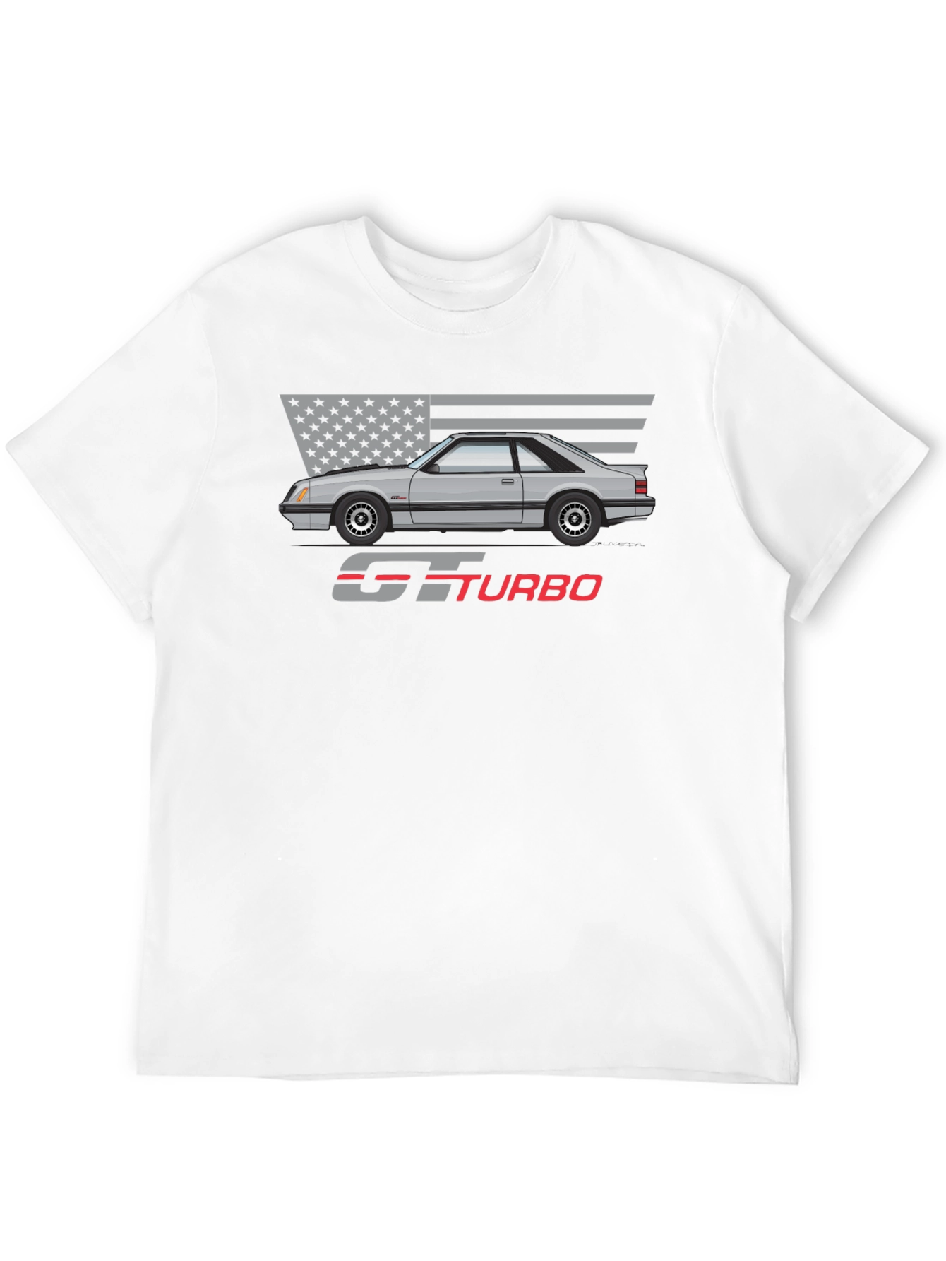 GT Turbo Mustang T-Shirt - Automotive Enthusiast Tee