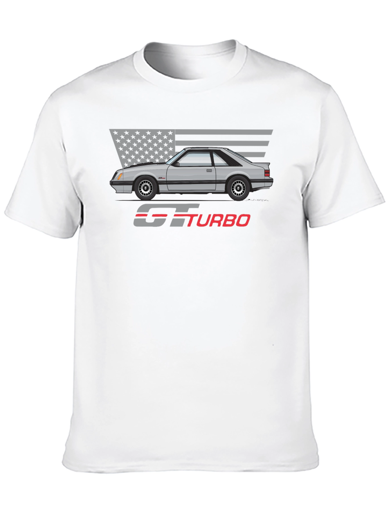 GT Turbo Mustang T-Shirt - Automotive Enthusiast Tee