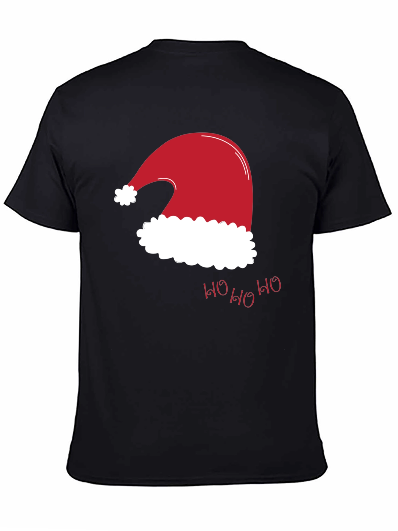 Festive Santa Hat T-Shirt - Holiday Cheer