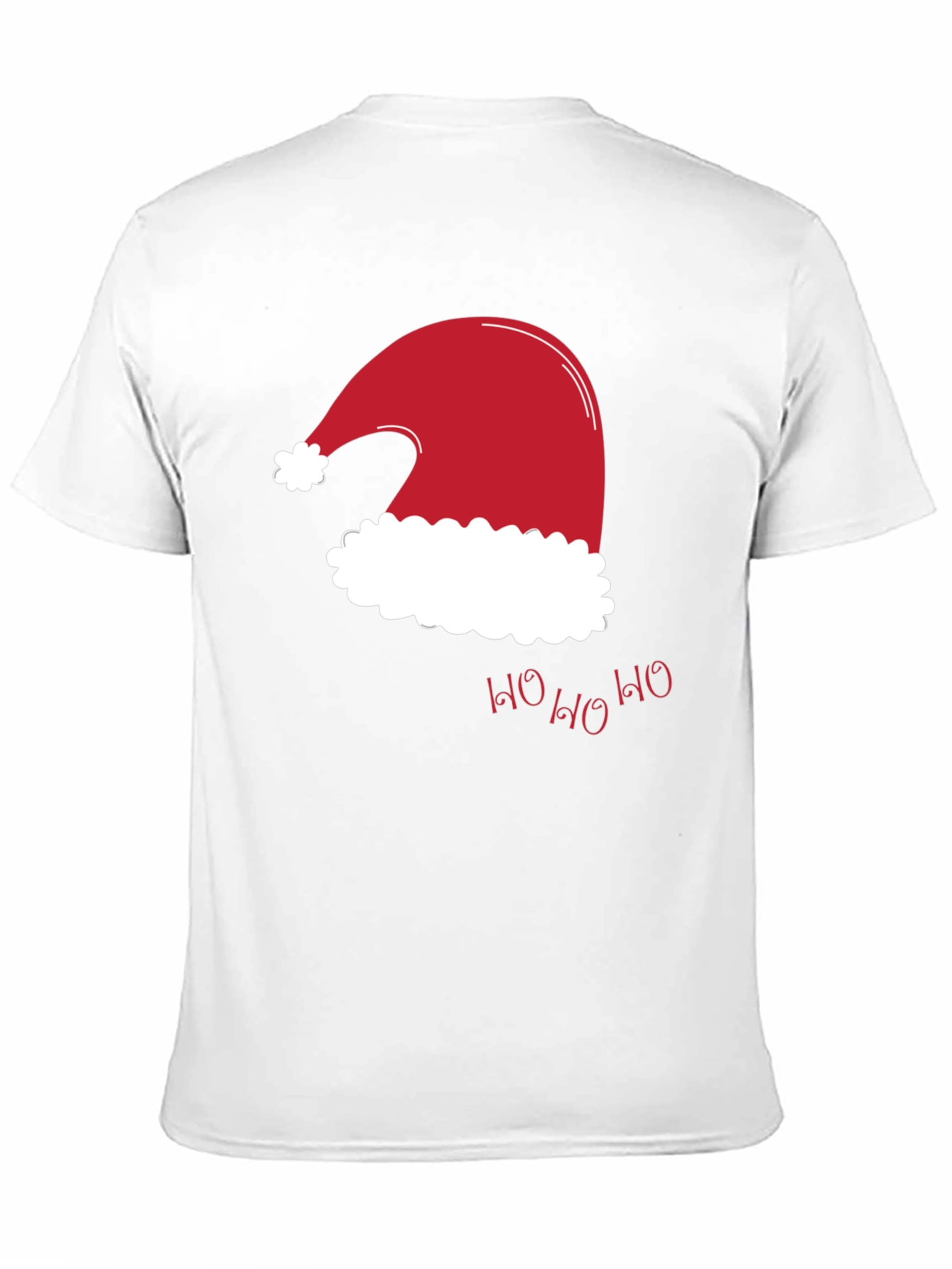 Festive Santa Hat T-Shirt - Holiday Cheer