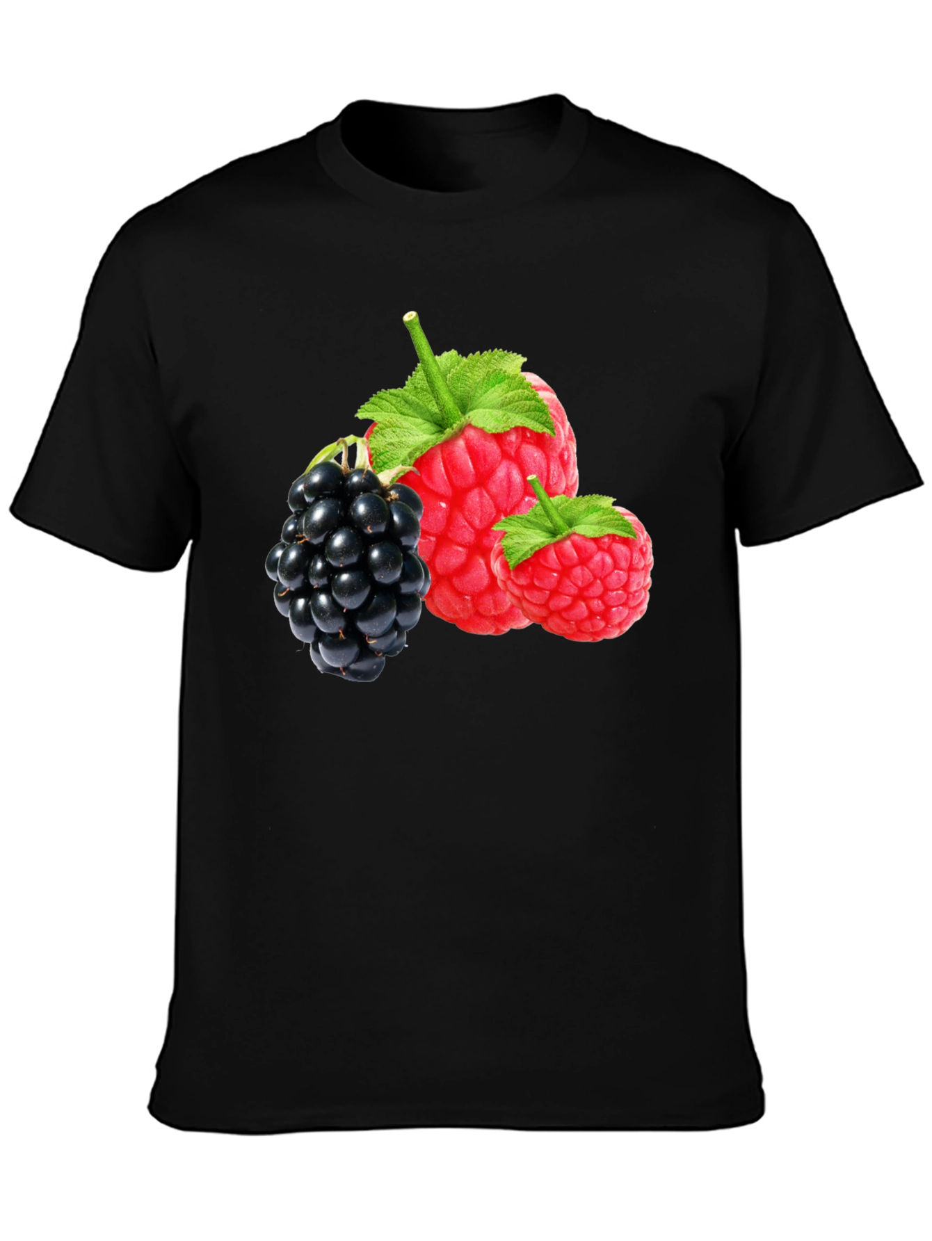 Raspberry and Blackberry Graphic T-Shirt