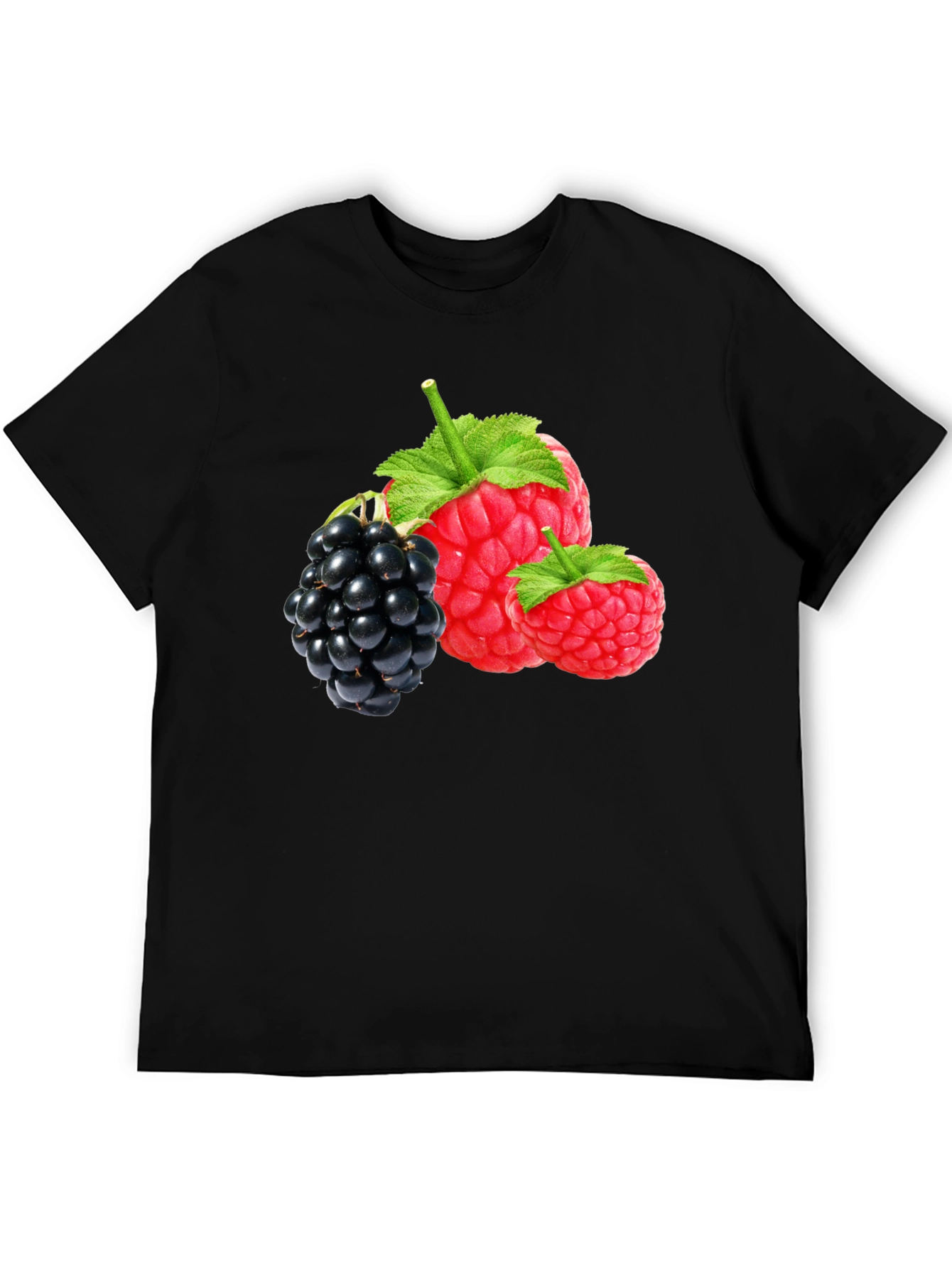 Raspberry and Blackberry Graphic T-Shirt