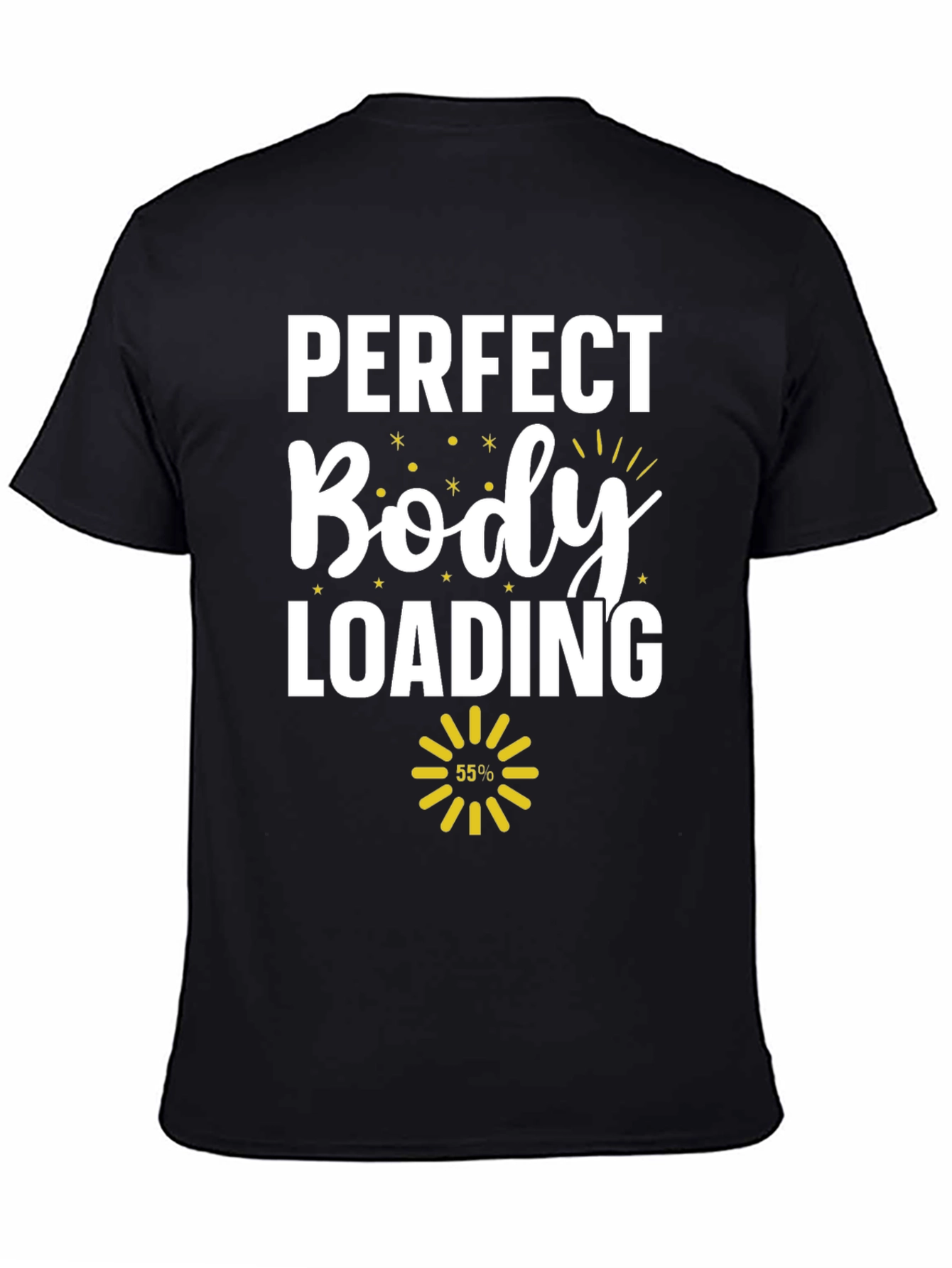 Perfect Body Loading Black Graphic Tee