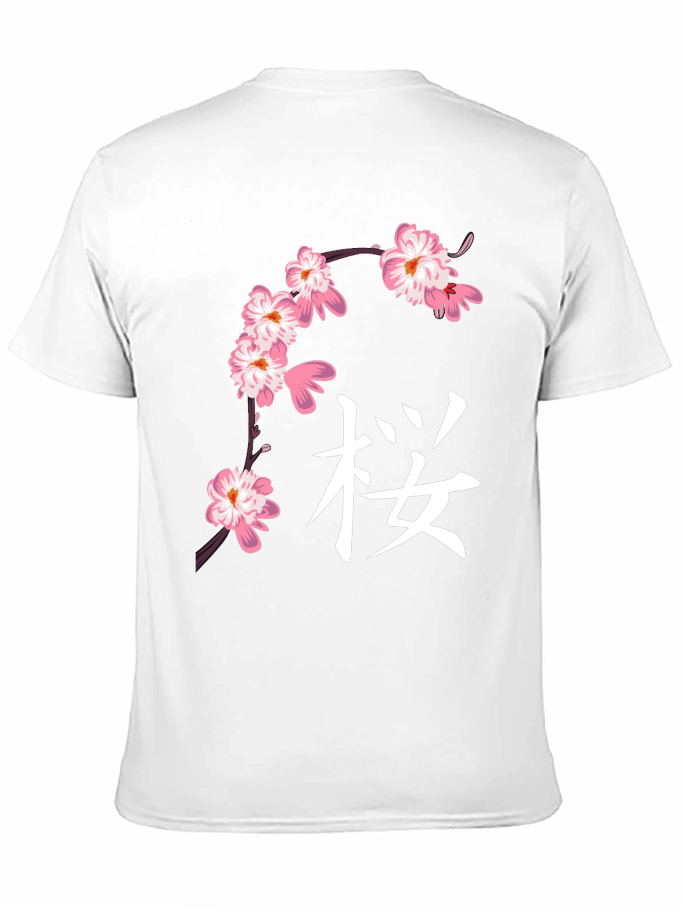 Black Cherry Blossom Graphic T-Shirt