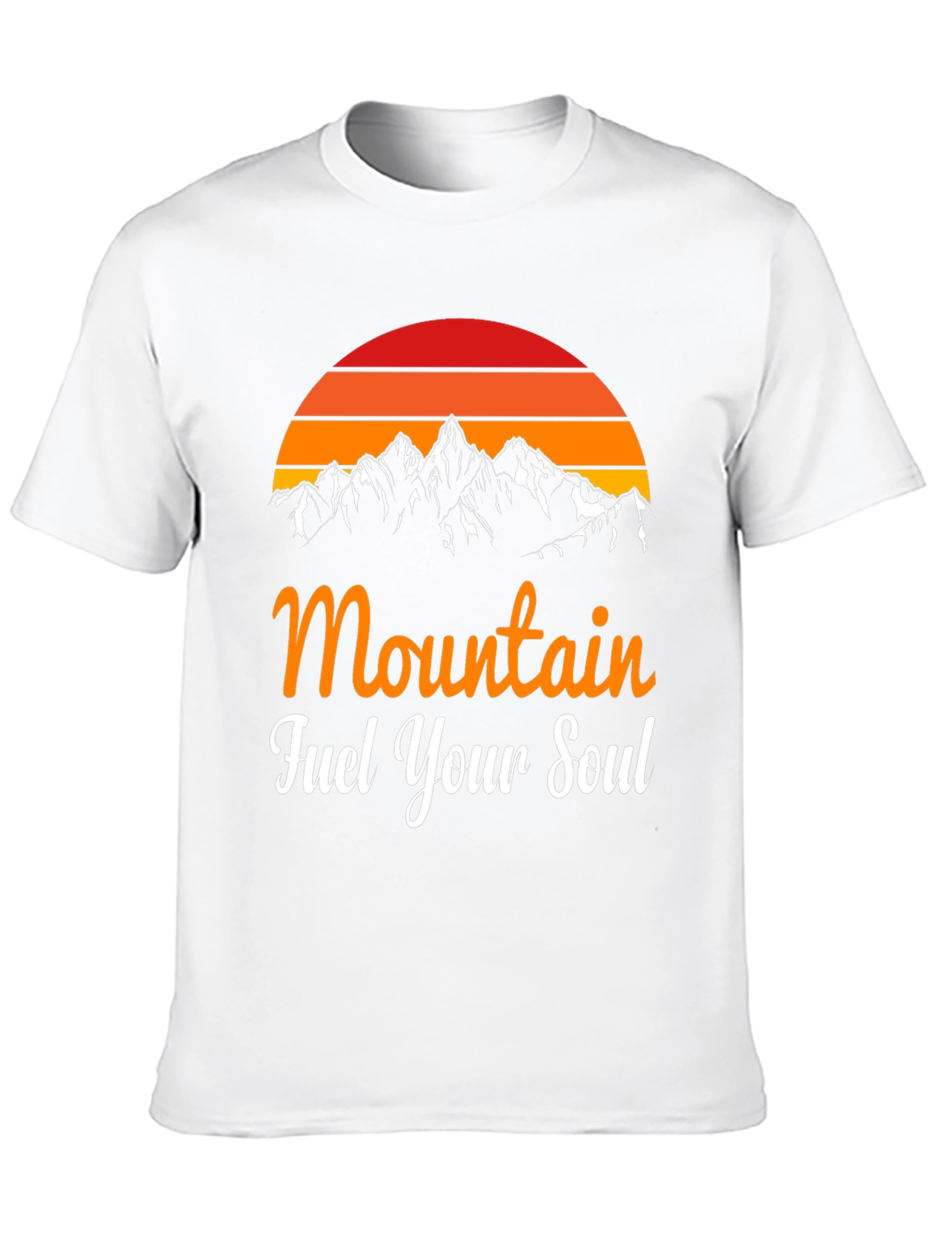 Mountain Fuel Your Soul Graphic Tee - Black