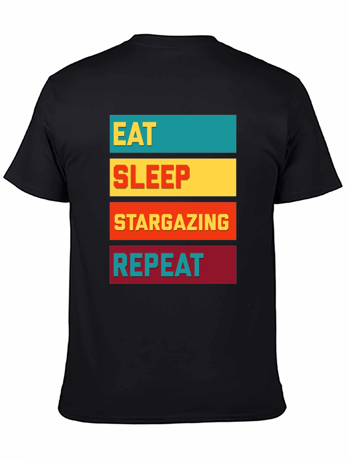 Eat Sleep Stargazing Repeat Graphic Tee