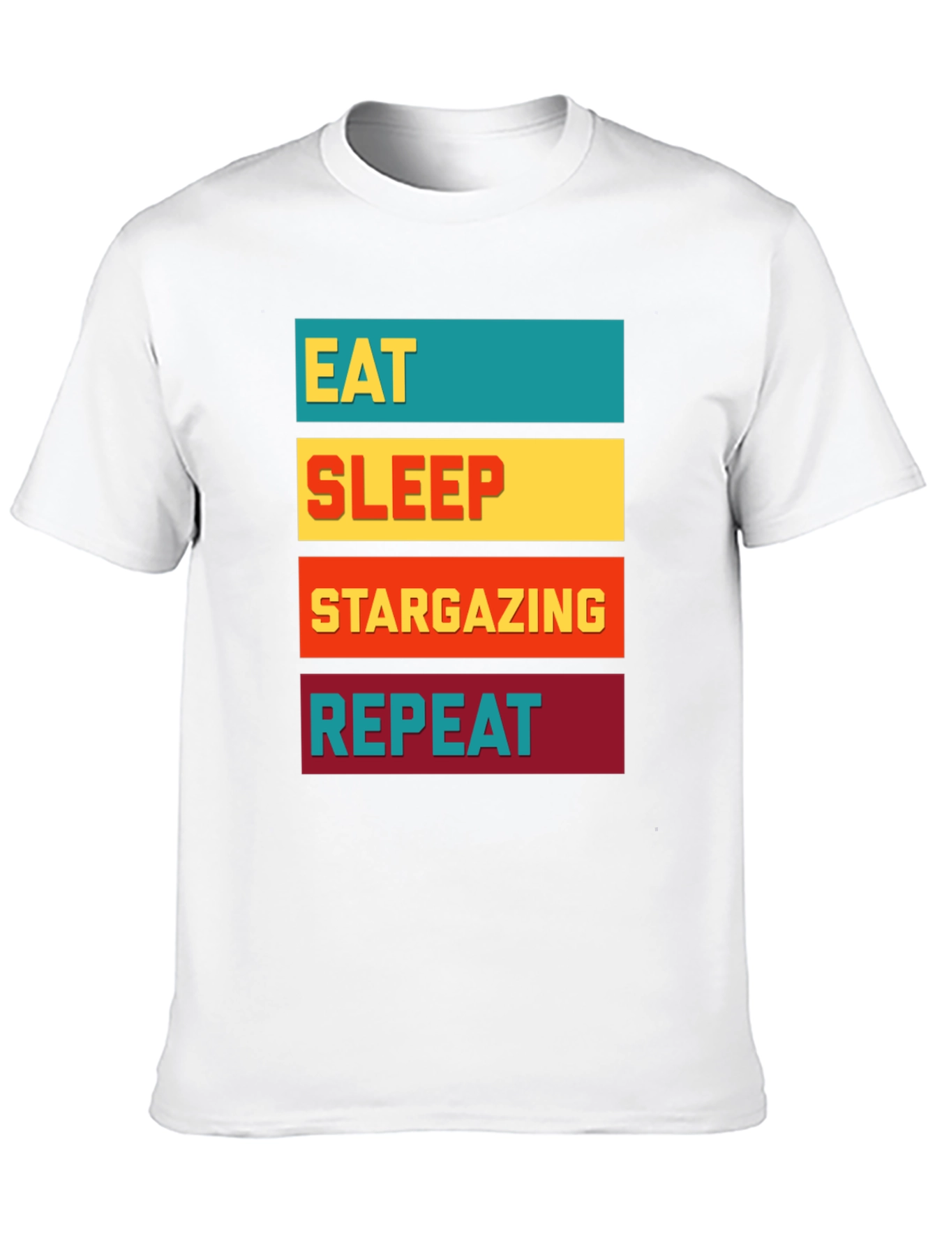 Eat Sleep Stargazing Repeat Graphic Tee