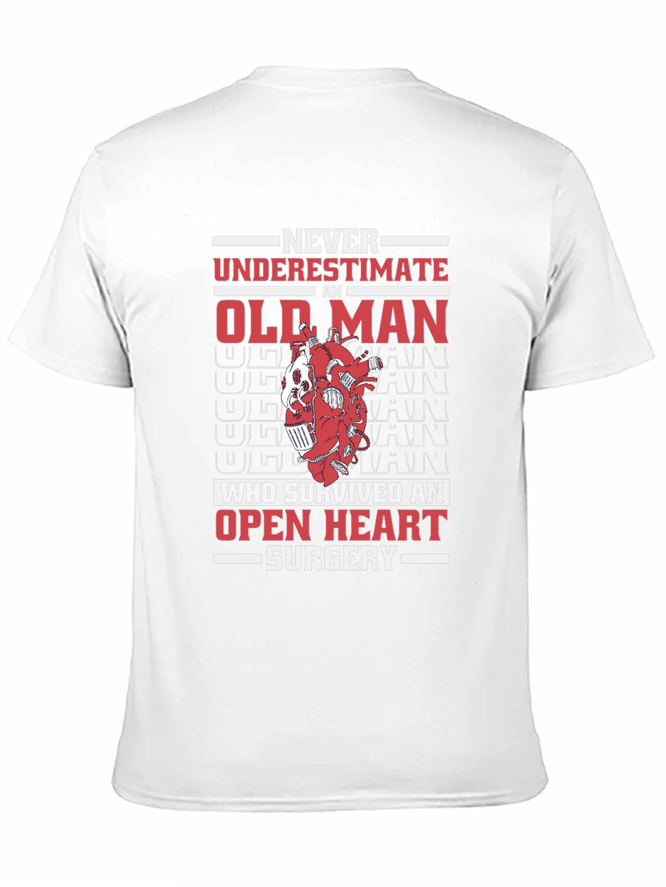 Old Man Open Heart Surgery T-Shirt