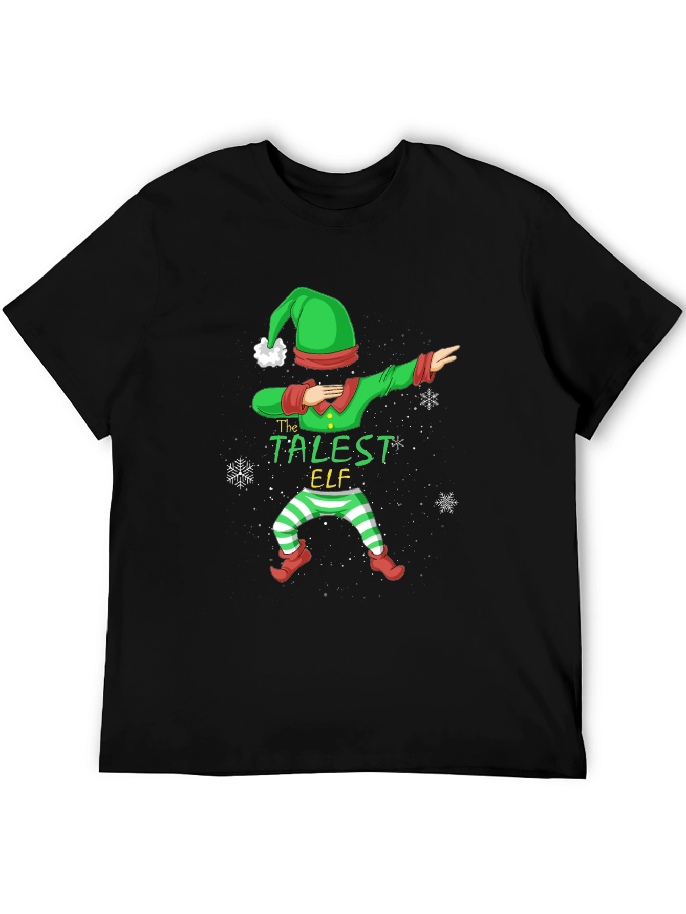 The Tallest Elf Dabbing Christmas T-Shirt