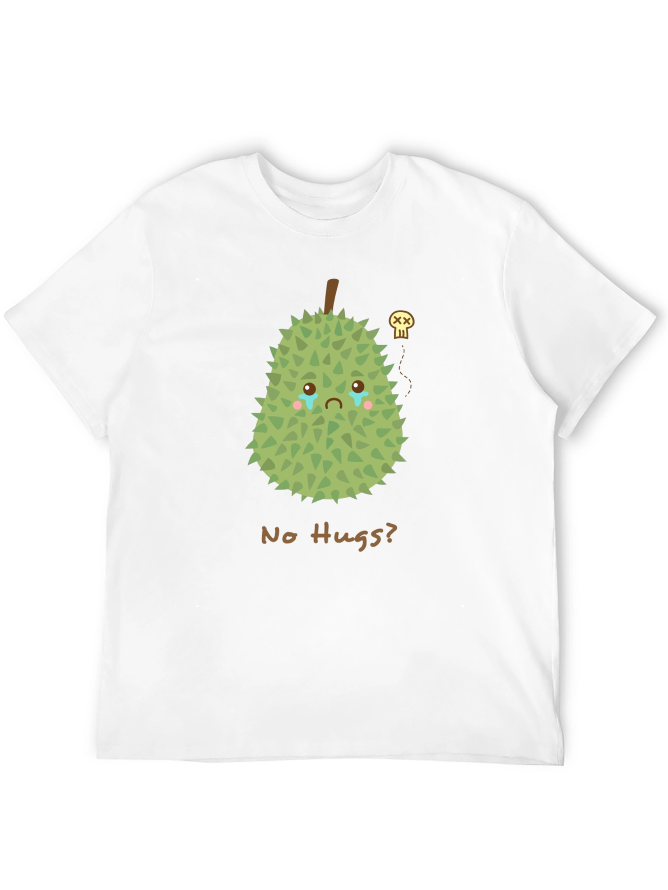Sad Durian Graphic T-Shirt - No Hugs?