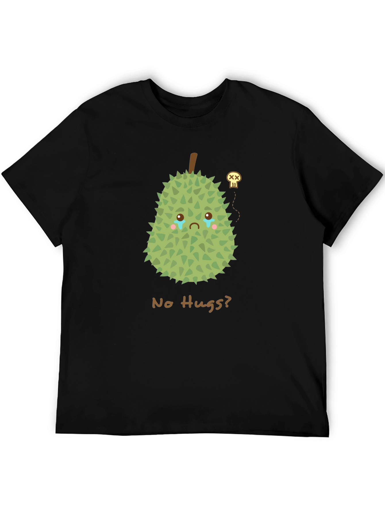 Sad Durian Graphic T-Shirt - No Hugs?