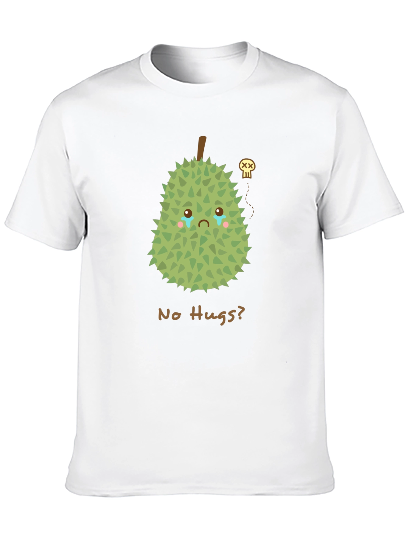 Sad Durian Graphic T-Shirt - No Hugs?