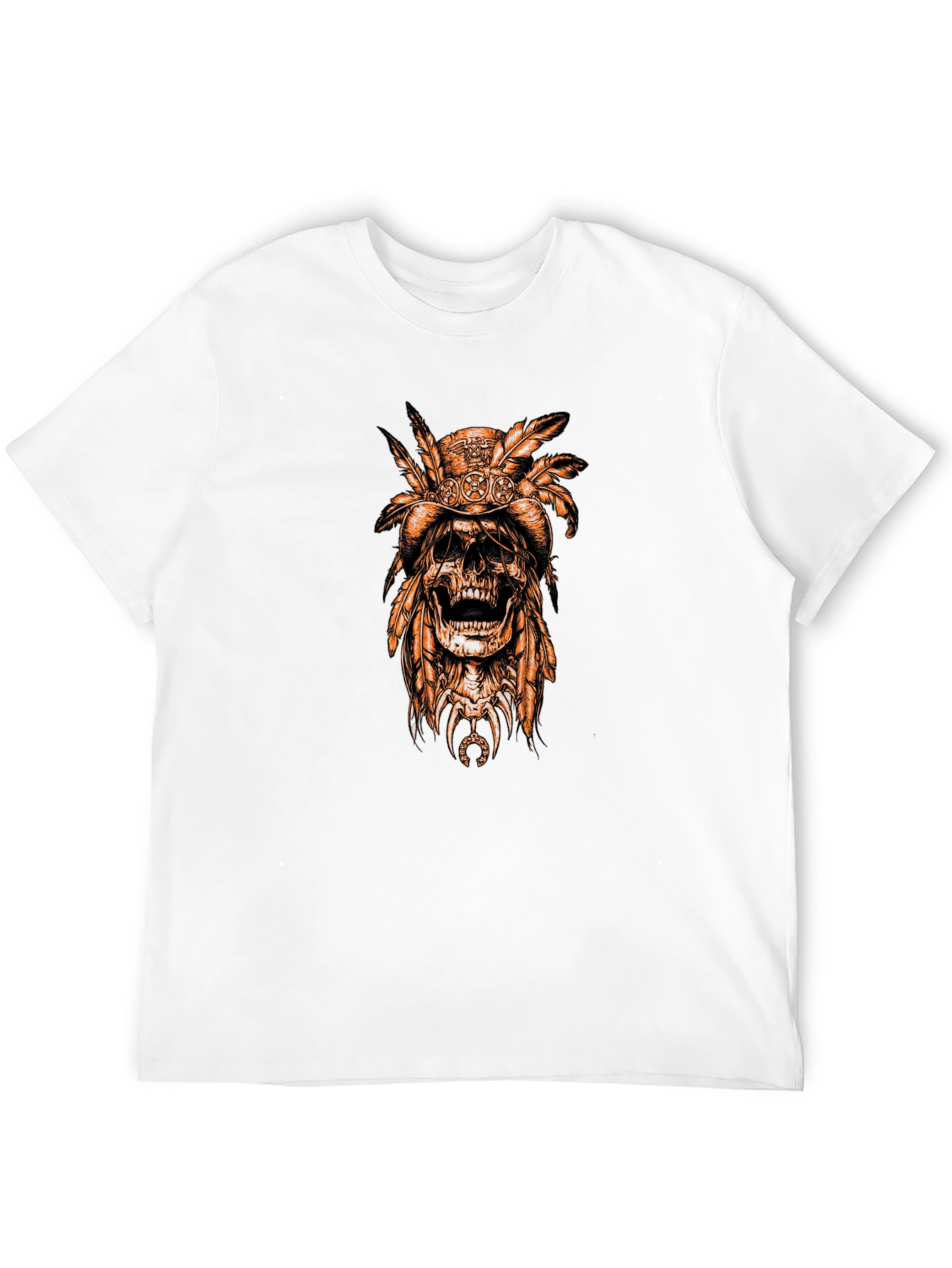 Skull Chief Tee - Black Graphic T-Shirt