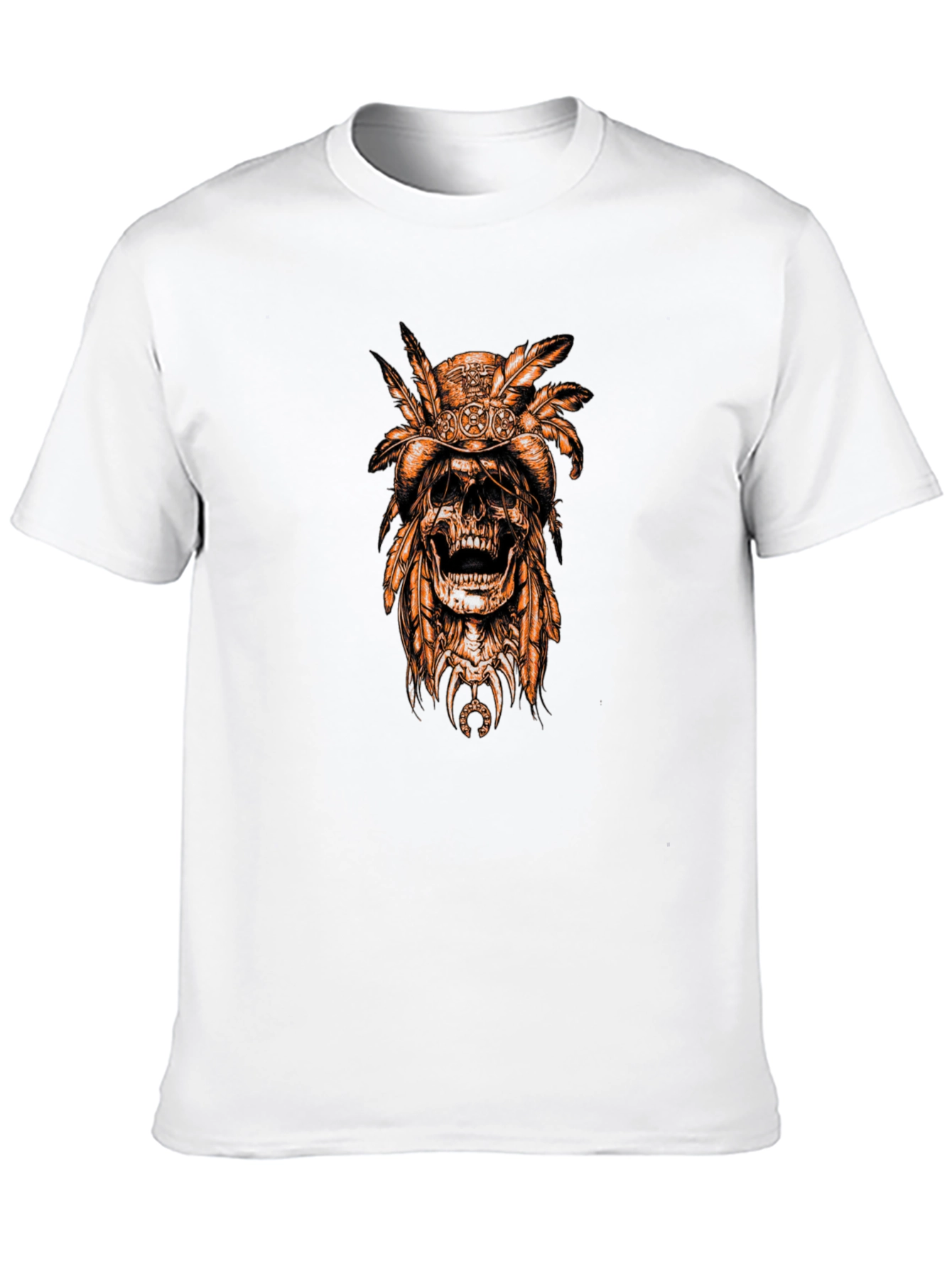 Skull Chief Tee - Black Graphic T-Shirt