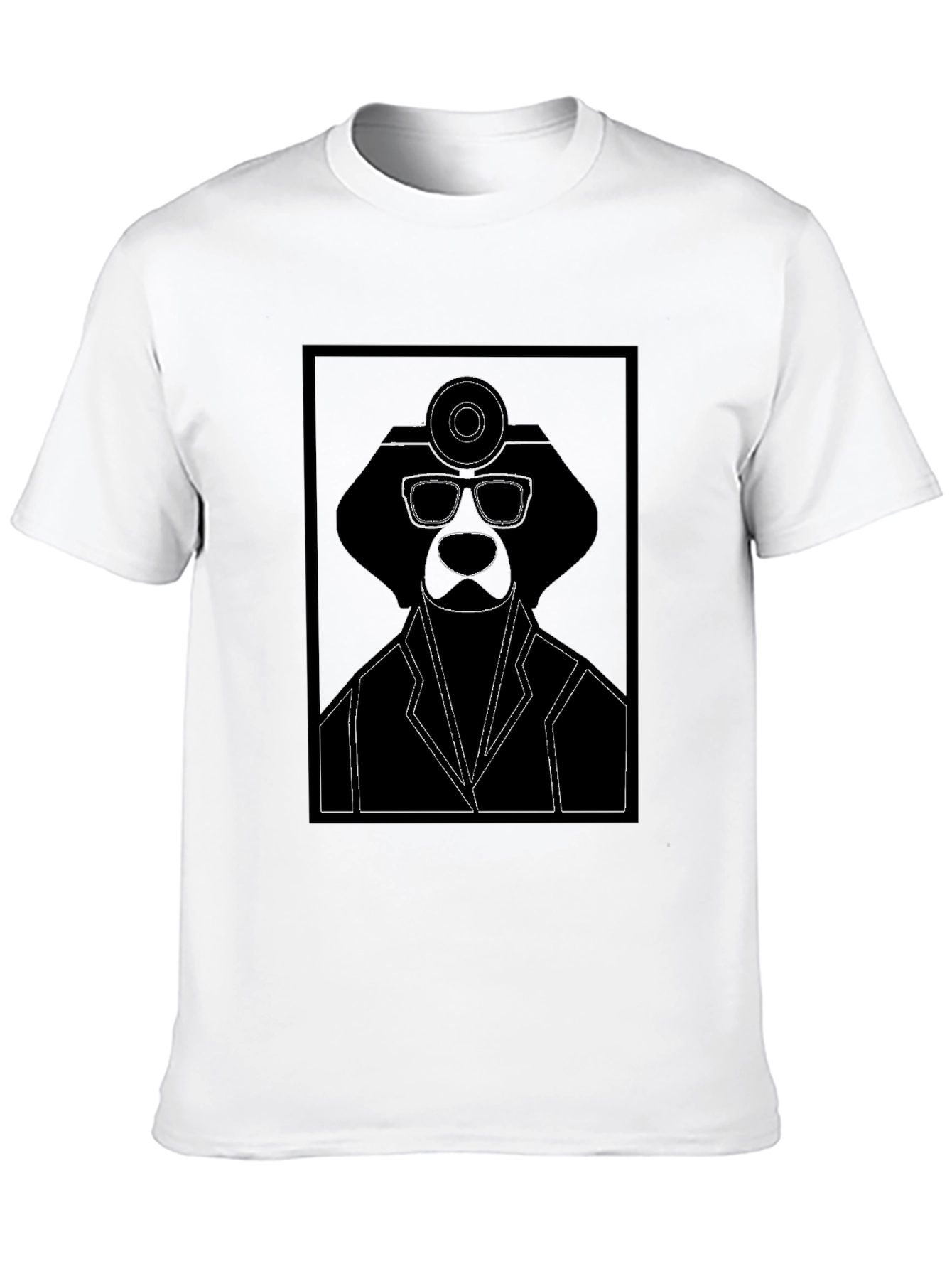 Doctor Dog Graphic Tee - Black