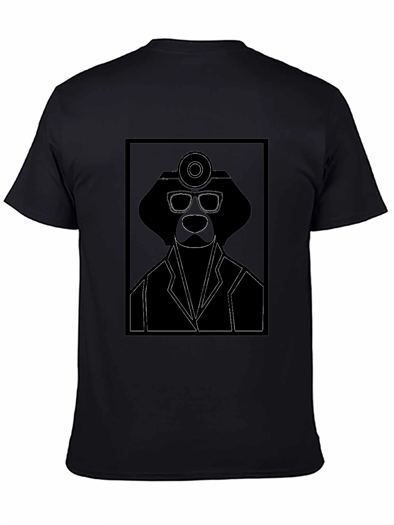 Doctor Dog Graphic Tee - Black