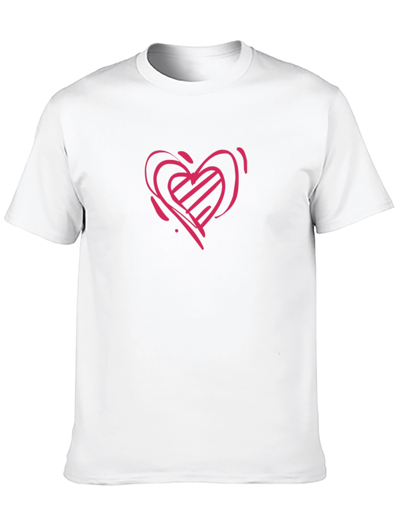 Heart Graphic Black T-Shirt