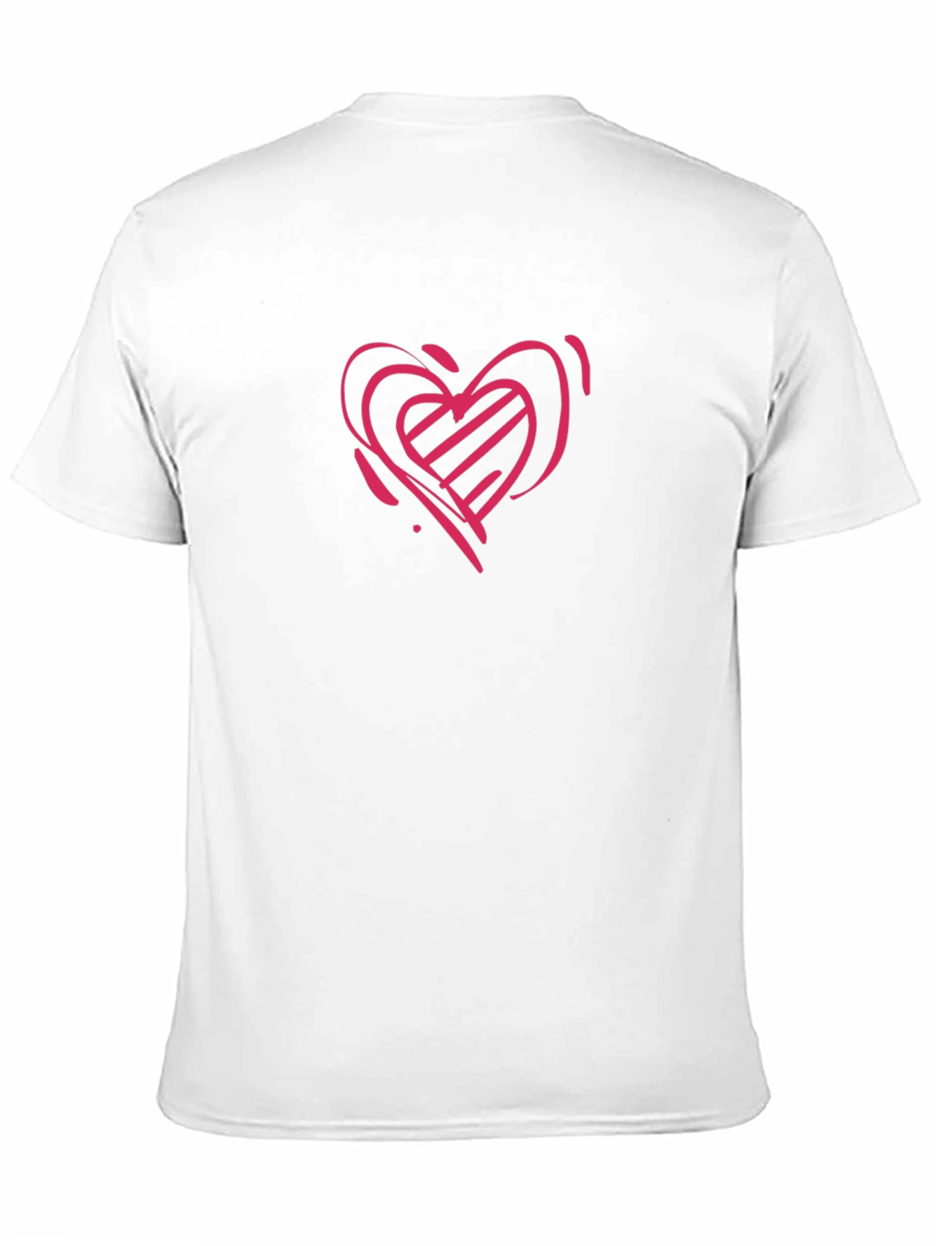 Heart Graphic Black T-Shirt