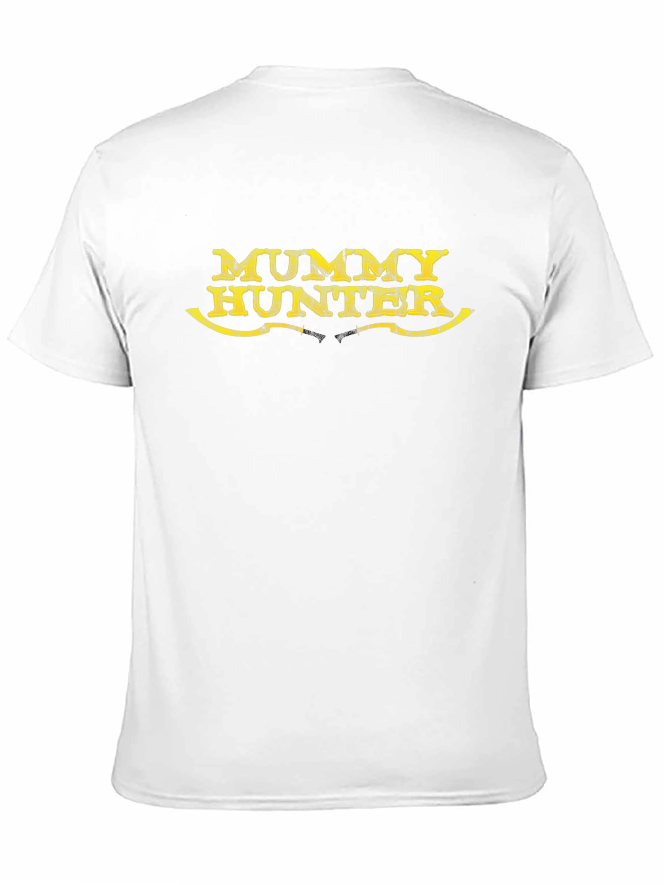 Mummy Hunter Black T-Shirt - Novelty Graphic Tee