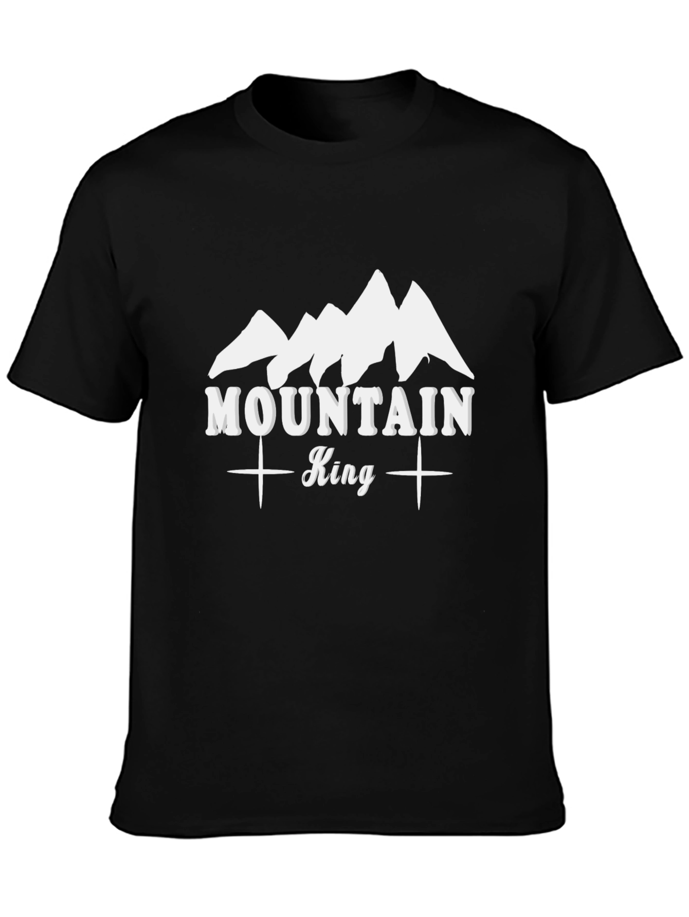Mountain King Graphic T-Shirt - Black