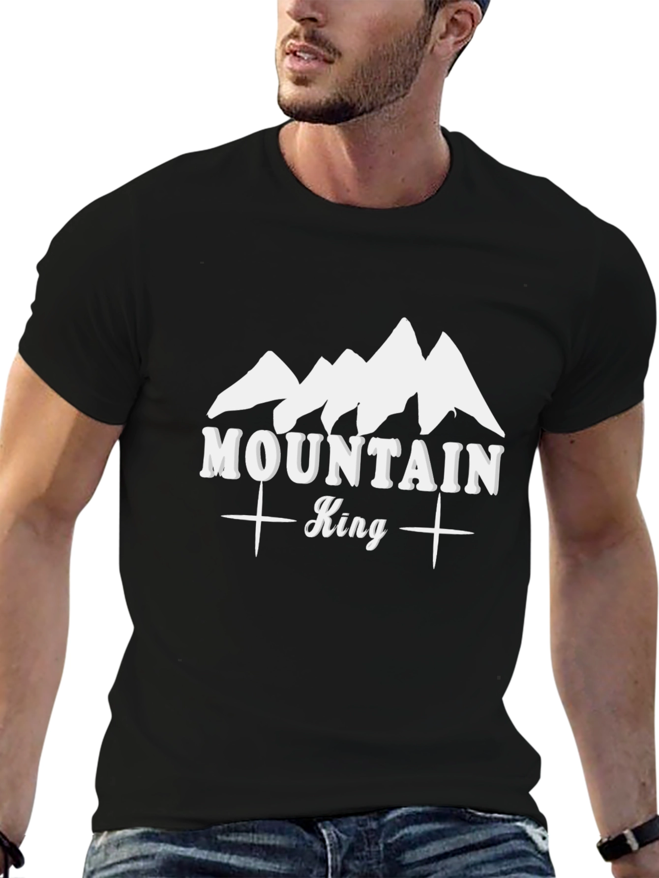 Mountain King Graphic T-Shirt - Black