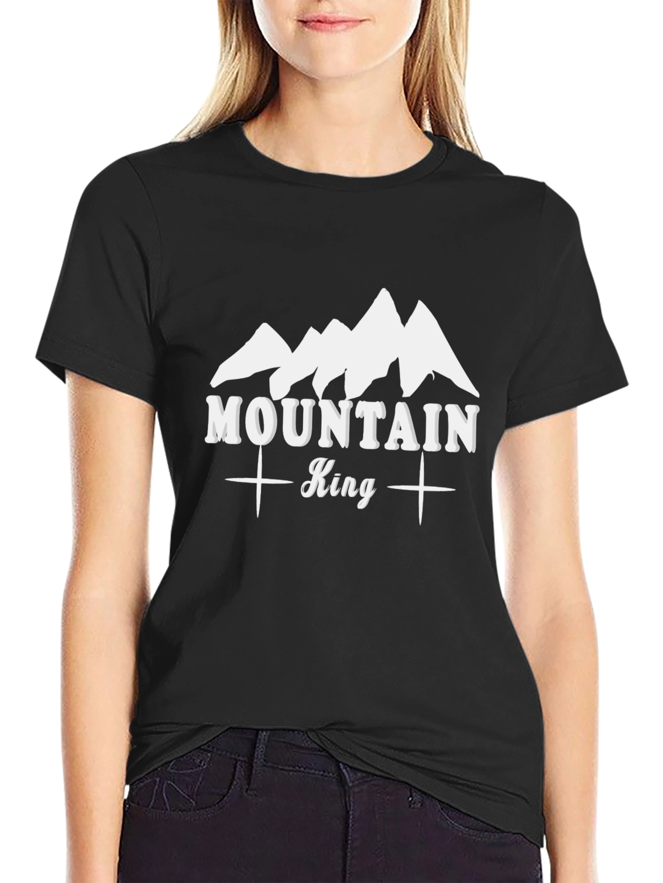 Mountain King Graphic T-Shirt - Black