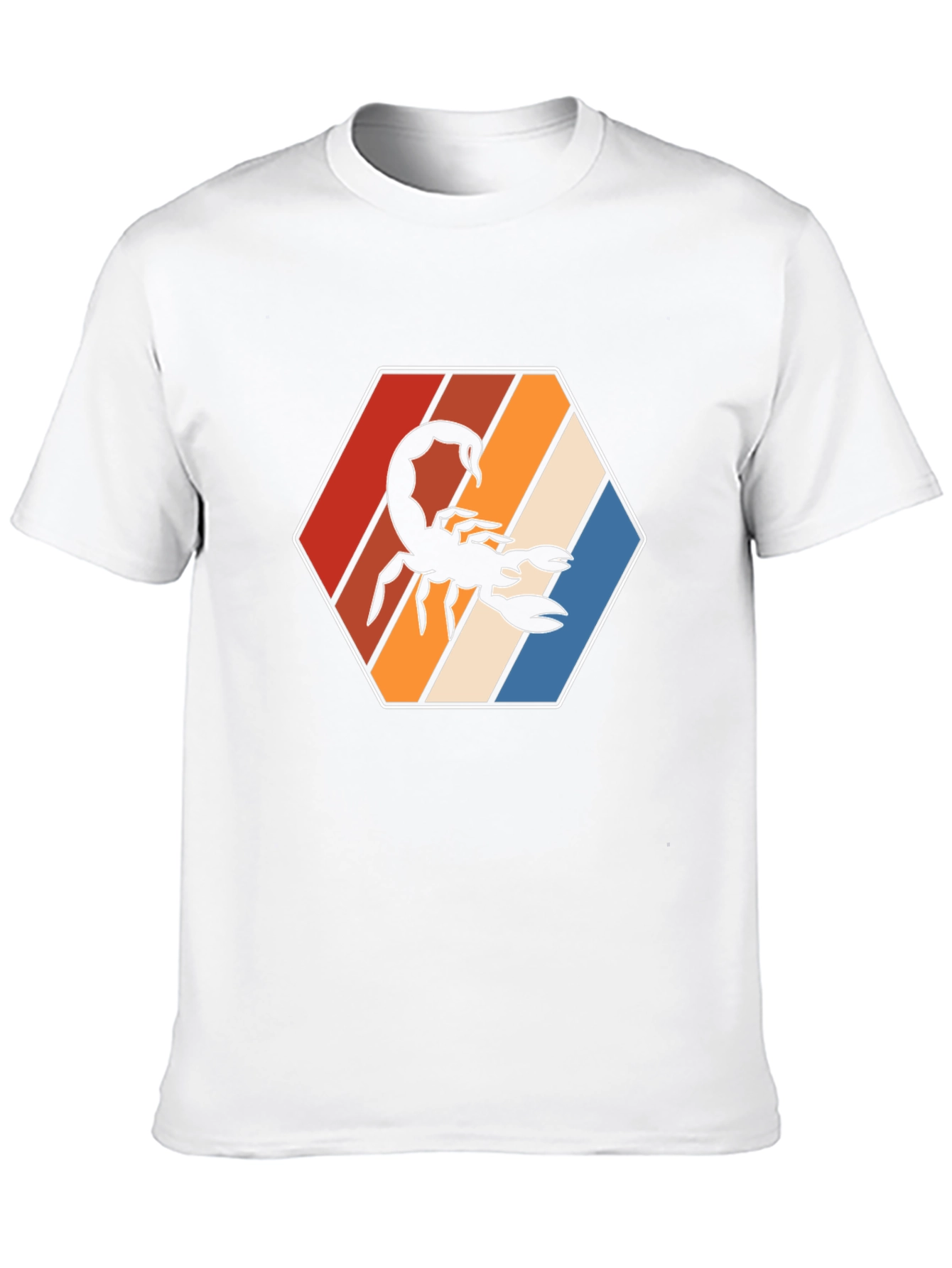 Retro Scorpion Graphic T-Shirt - Black