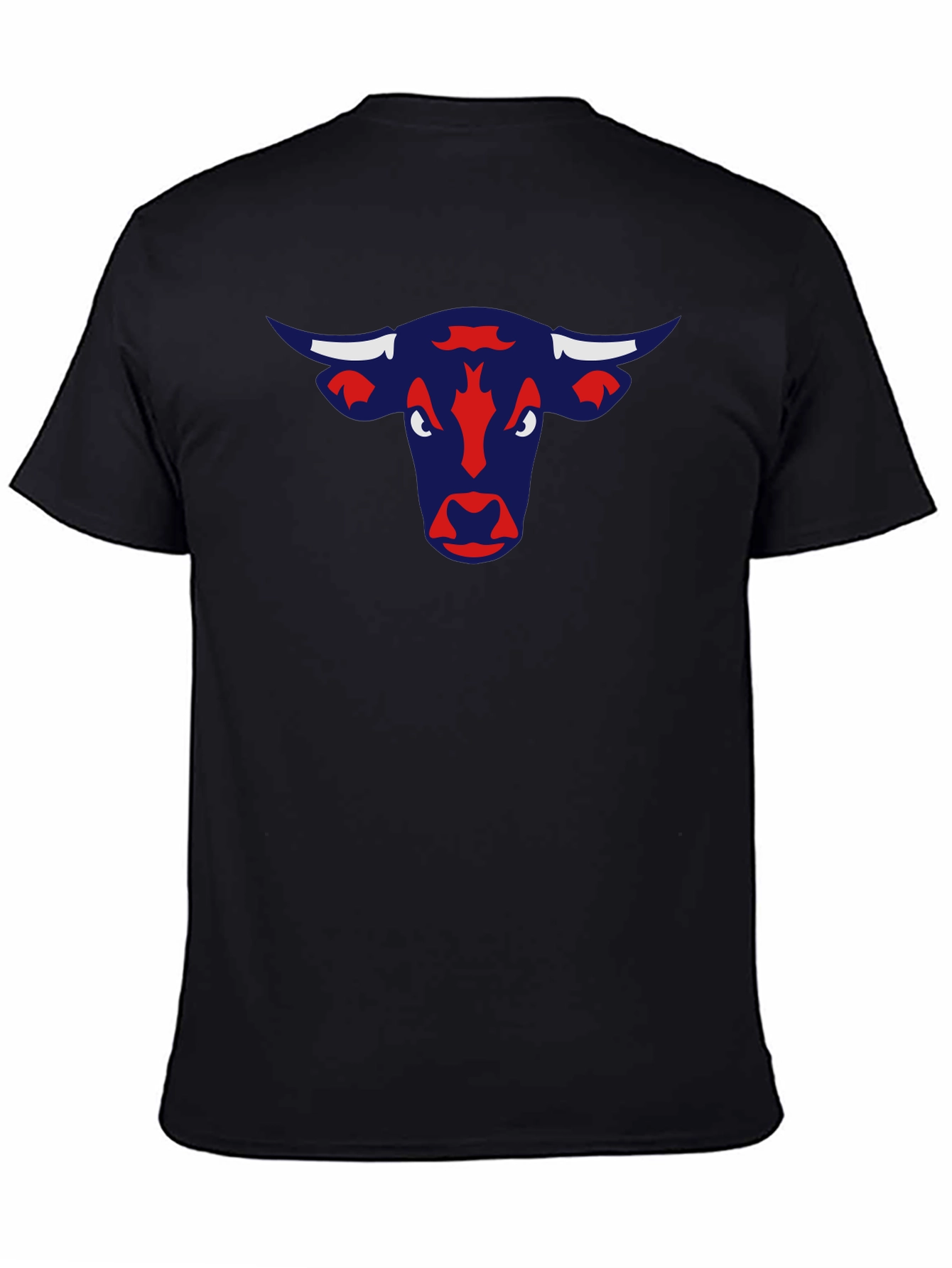 Bull Graphic Tee - Classic Black Cotton T-Shirt