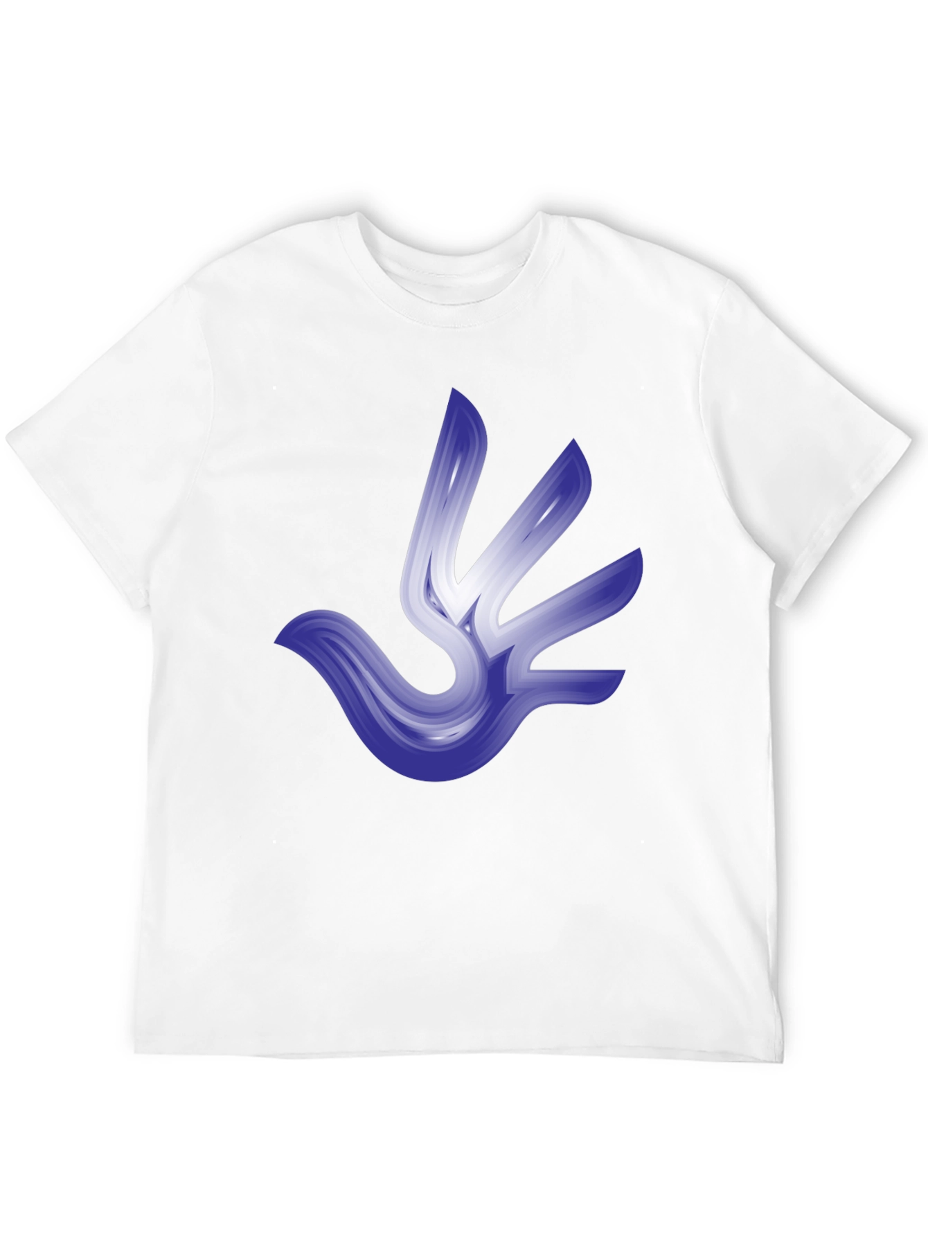 Abstract Bird Graphic Tee - Stylish Black T-Shirt