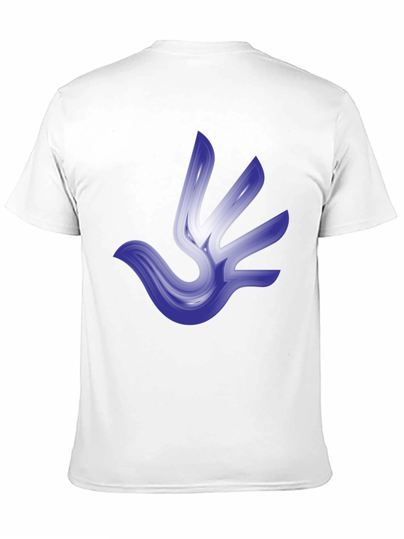 Abstract Bird Graphic Tee - Stylish Black T-Shirt