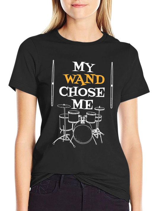 My Wand Chose Me Drum Set T-Shirt