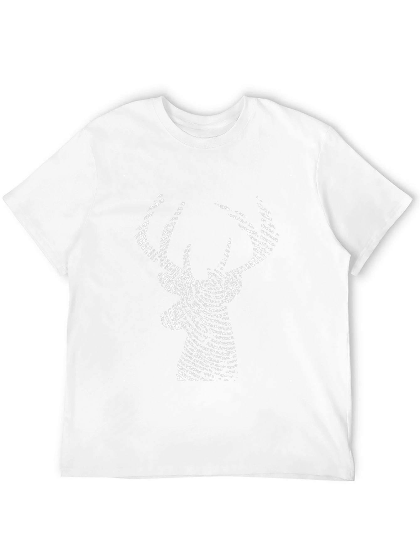 Deer Fingerprint Graphic T-Shirt