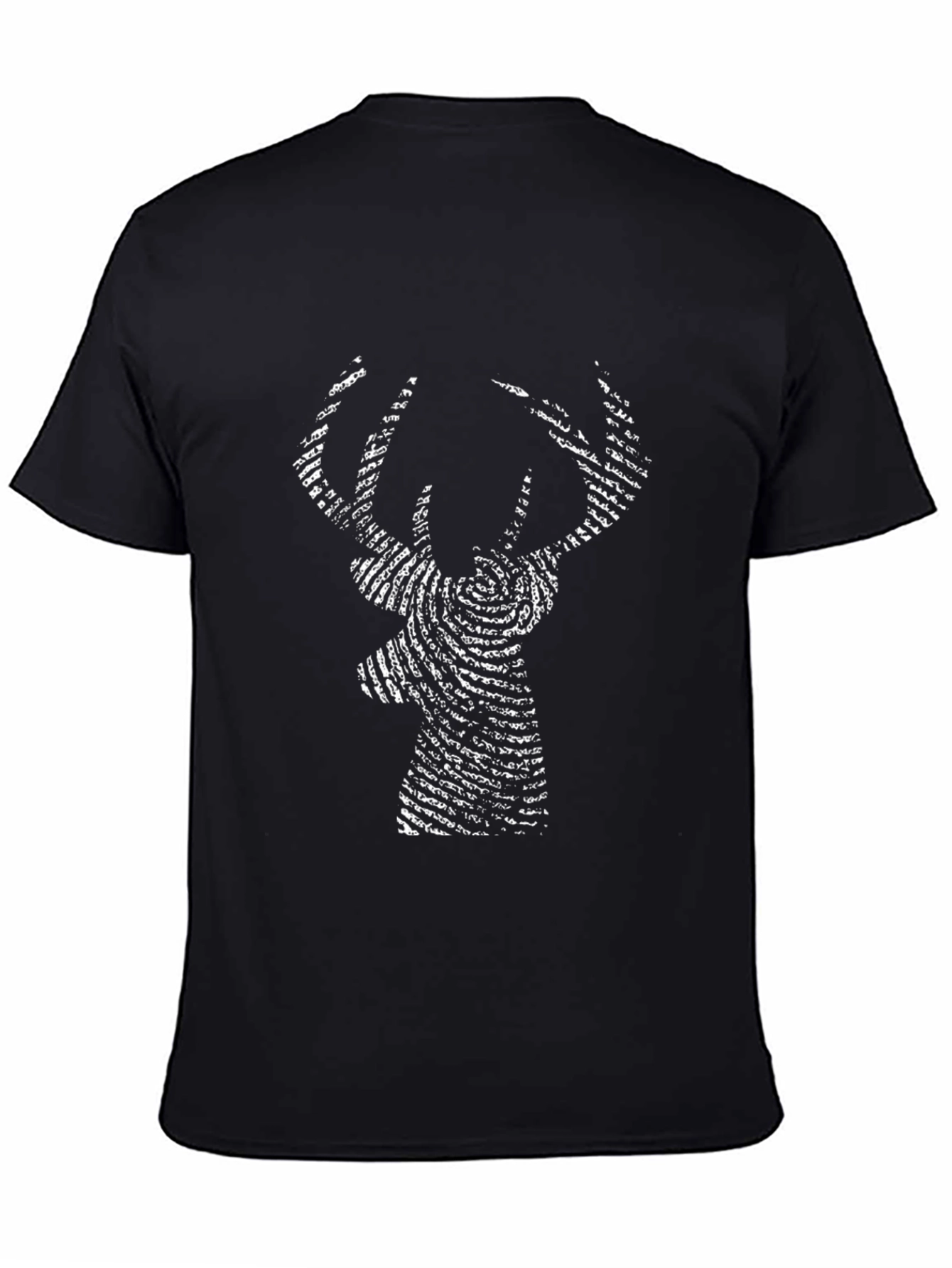 Deer Fingerprint Graphic T-Shirt