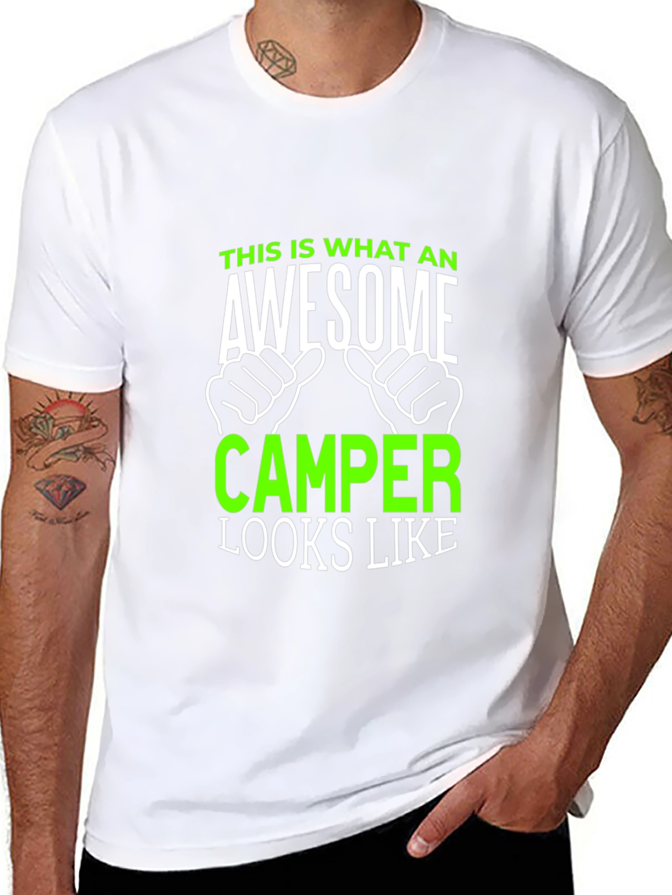 Awesome Camper T-Shirt - Gift for Camping Lovers