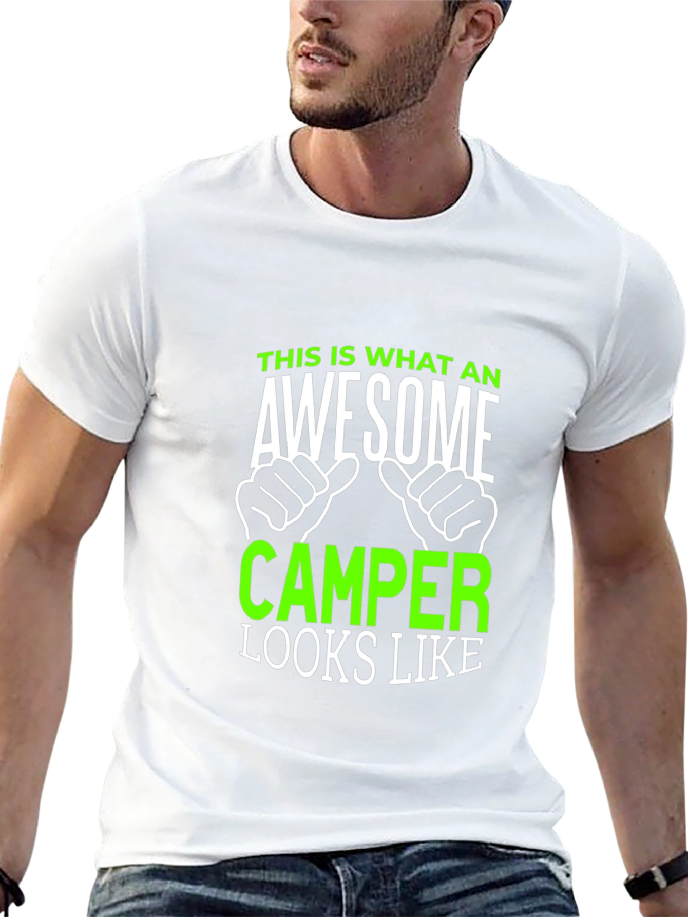 Awesome Camper T-Shirt - Gift for Camping Lovers
