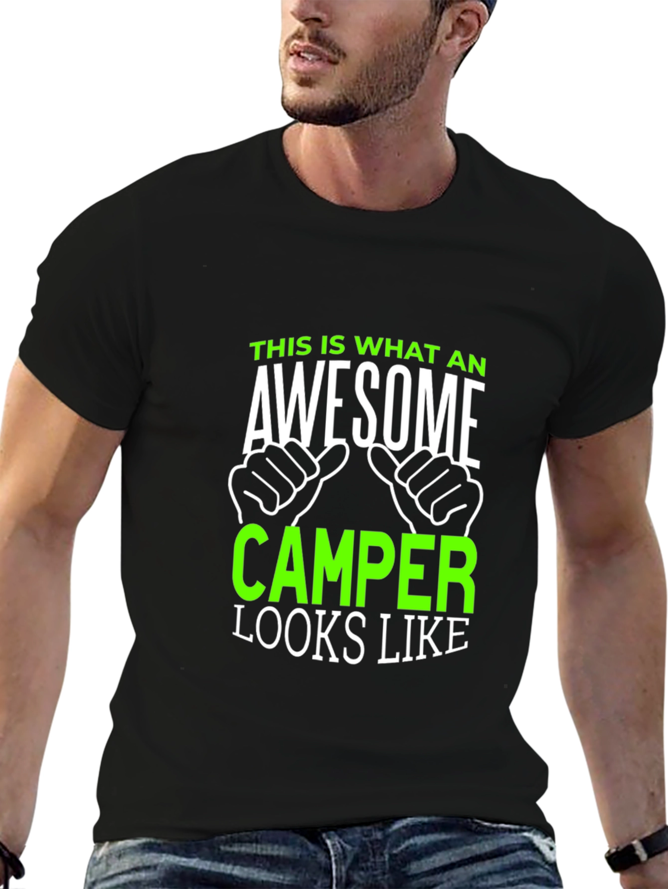 Awesome Camper T-Shirt - Gift for Camping Lovers