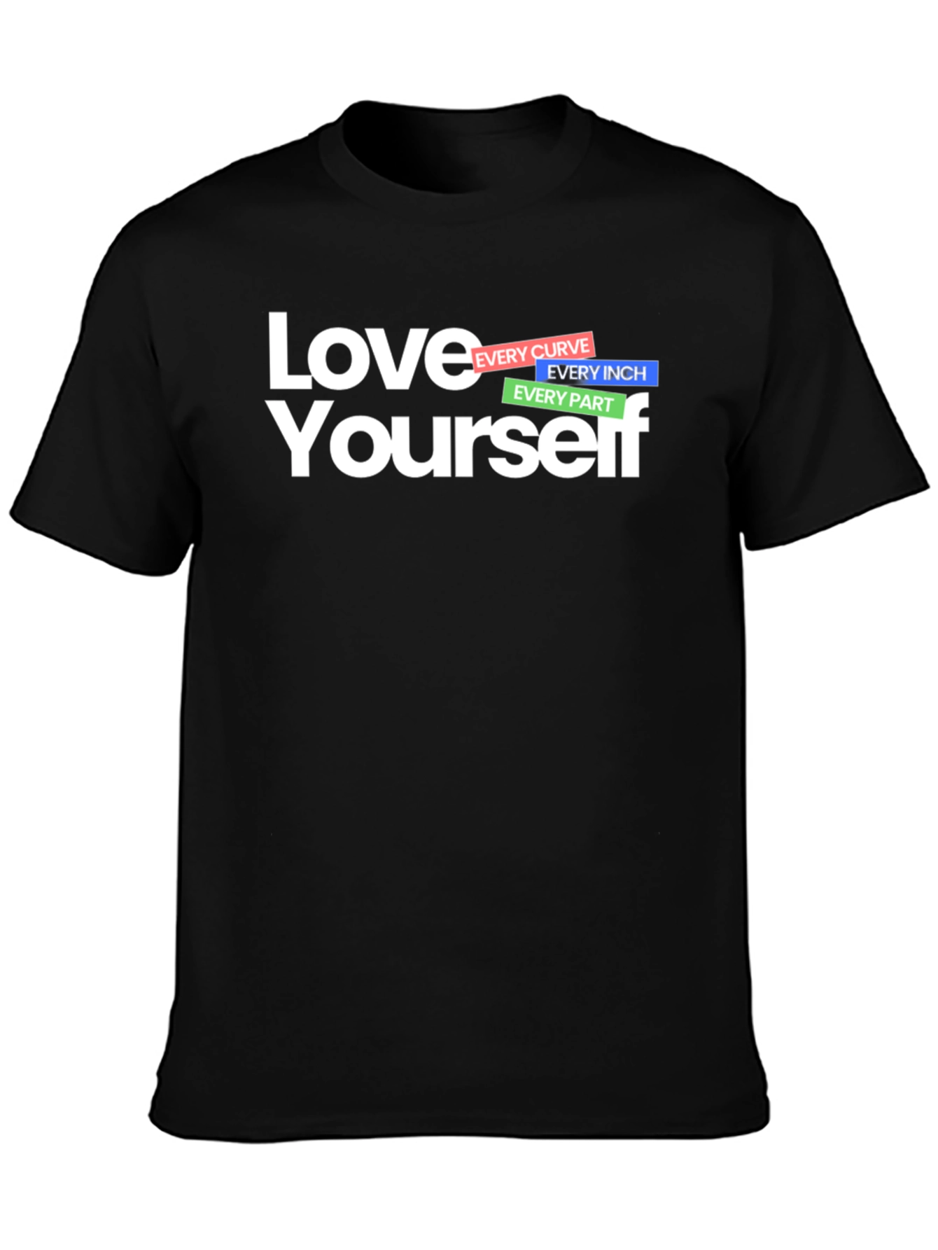 Love Yourself Graphic T-Shirt - Black