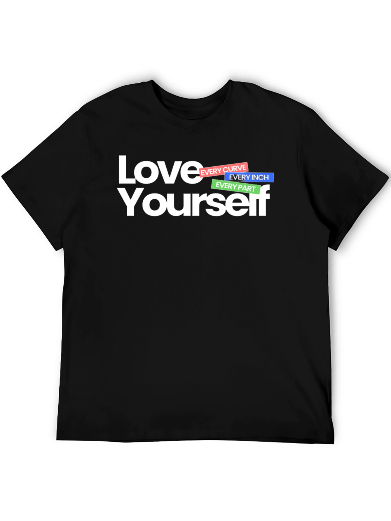 Love Yourself Graphic T-Shirt - Black