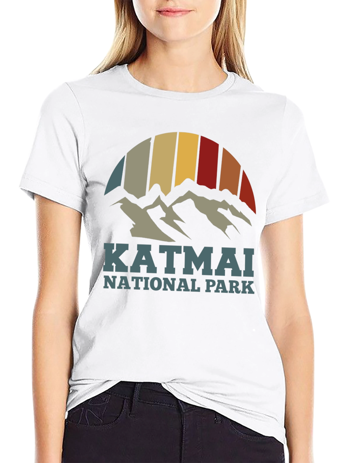 Katmai National Park Retro T-Shirt
