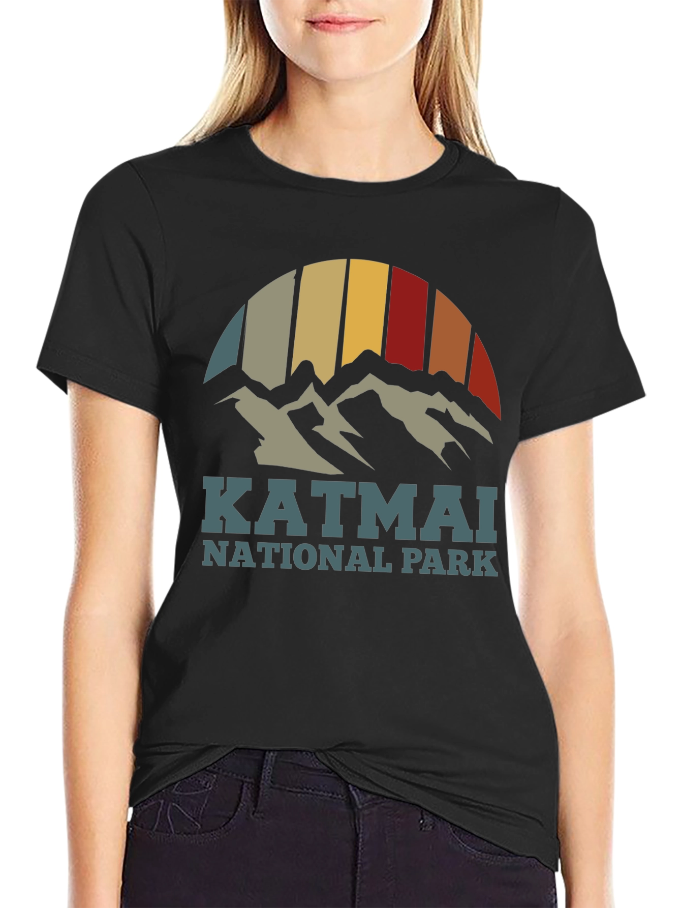 Katmai National Park Retro T-Shirt